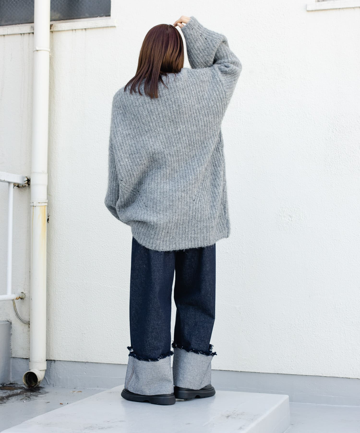 身長：160cm サイズ：one