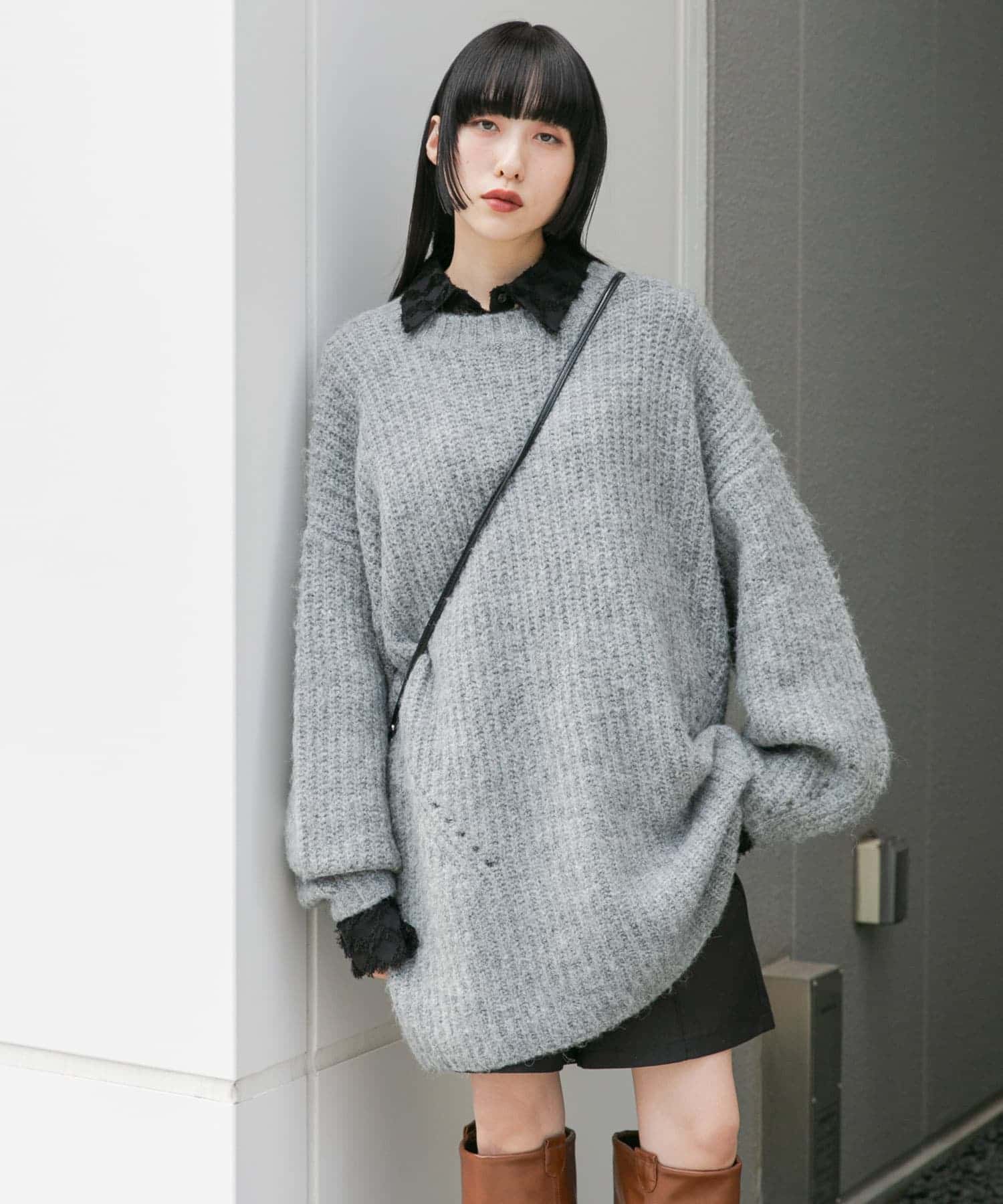 身長：160cm サイズ：one