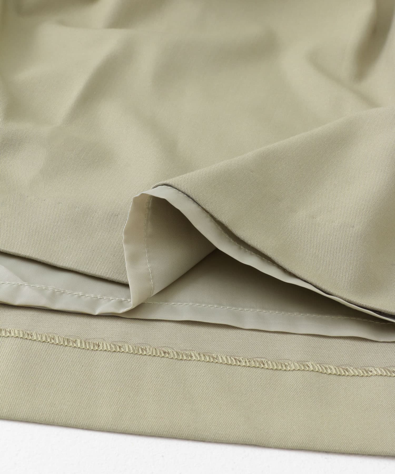 『2サイズ展開』キーネックBIGプリーツジャンパースカート L.KHAKI 36