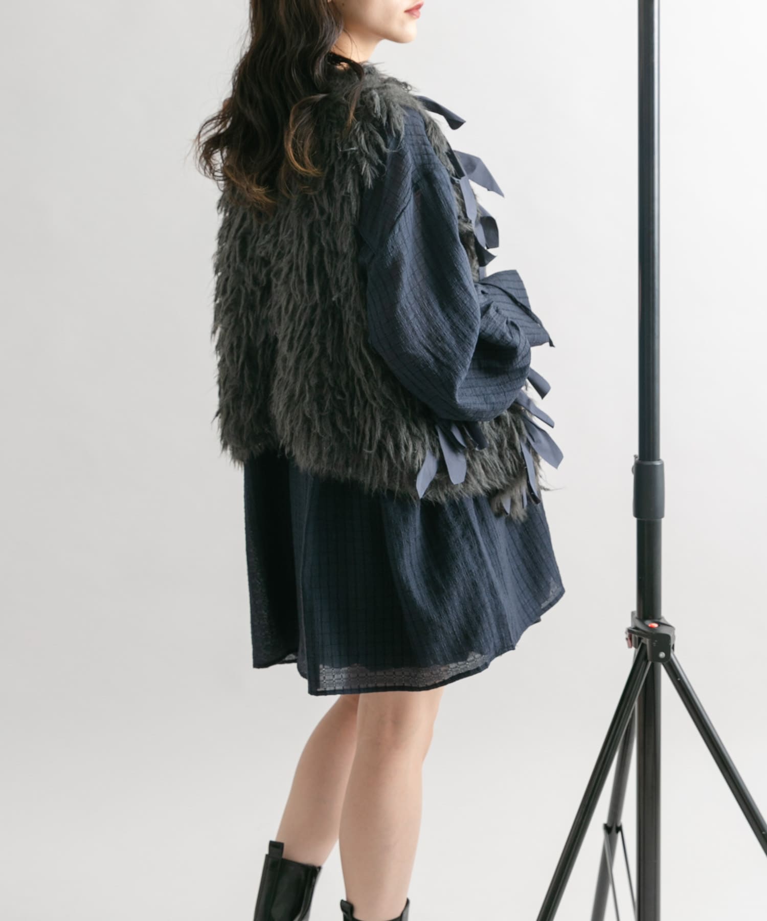 身長：160cm サイズ：one