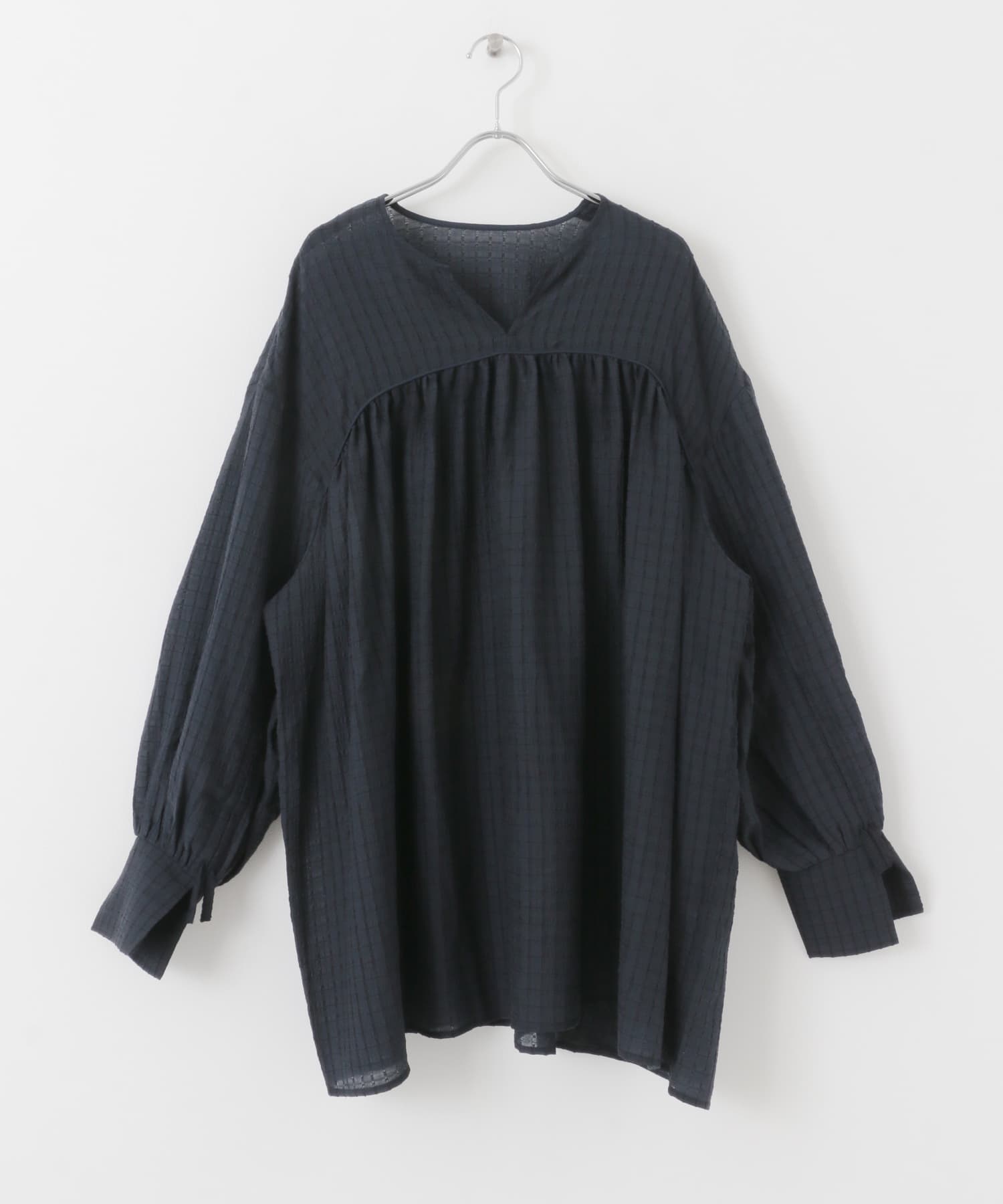 ドロストスリーブミニワンピース NAVY one