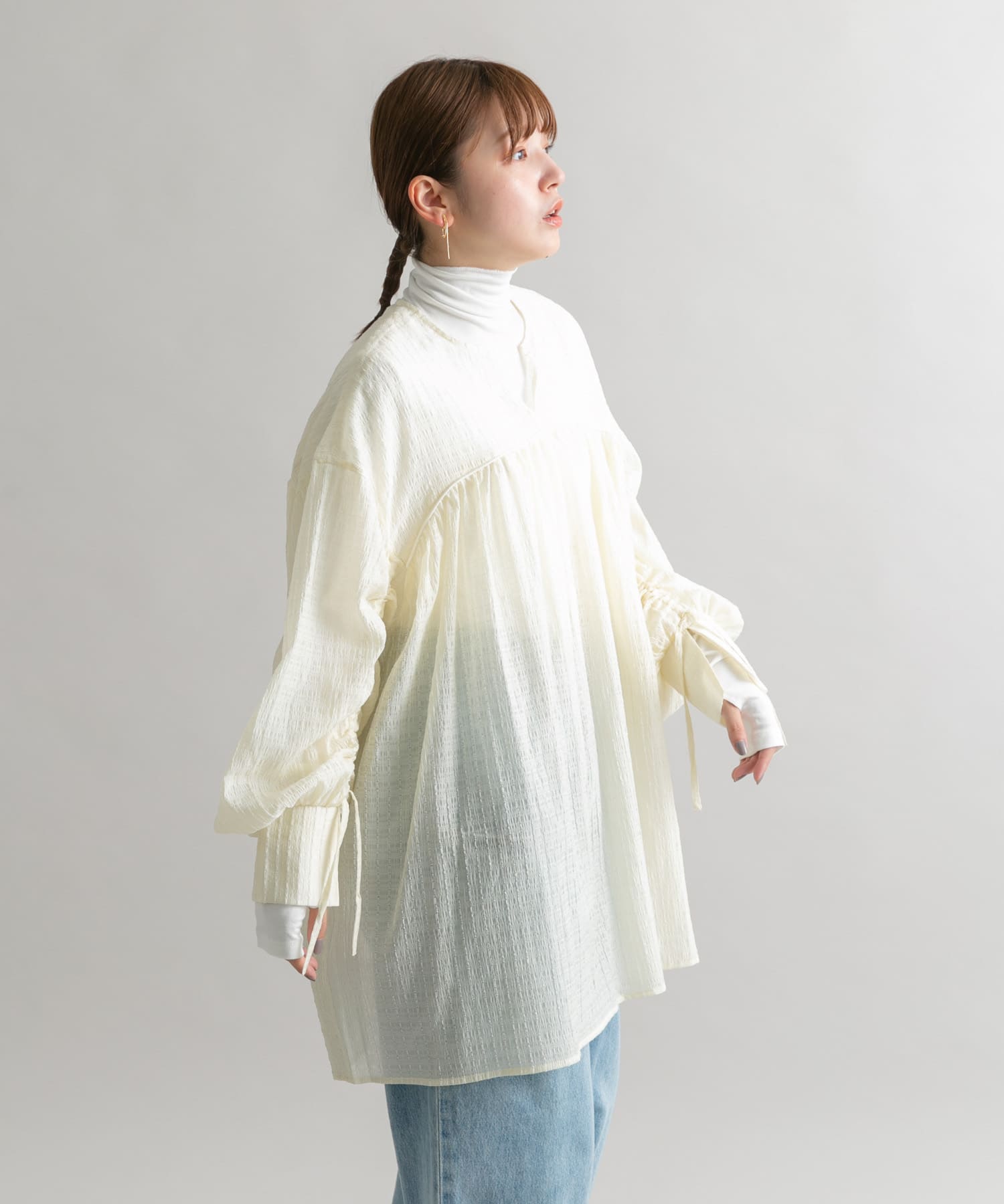 身長：160cm サイズ：one