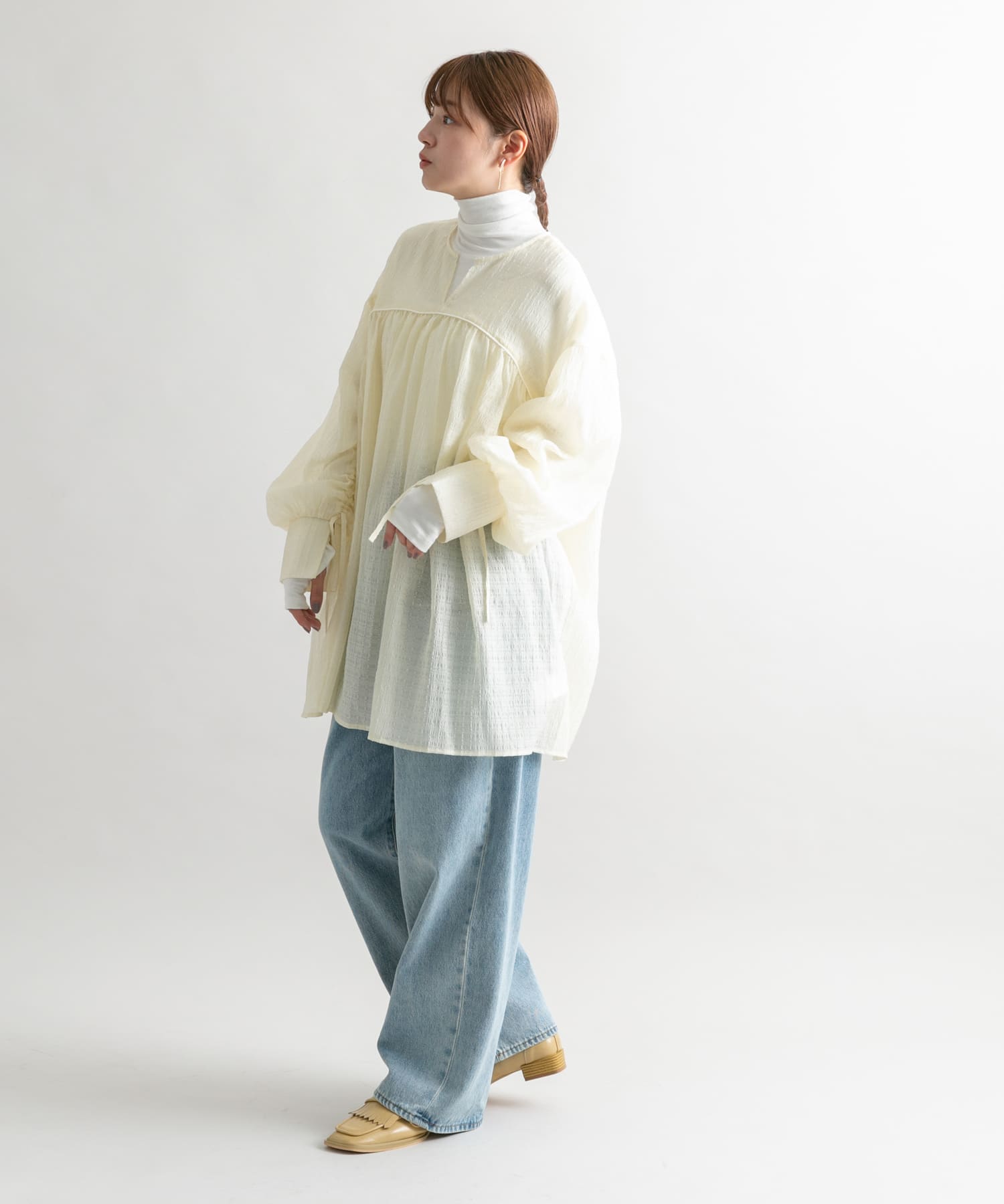 身長：160cm サイズ：one