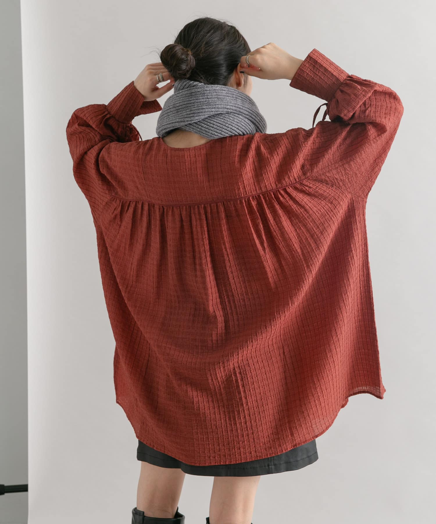 身長：160cm サイズ：one