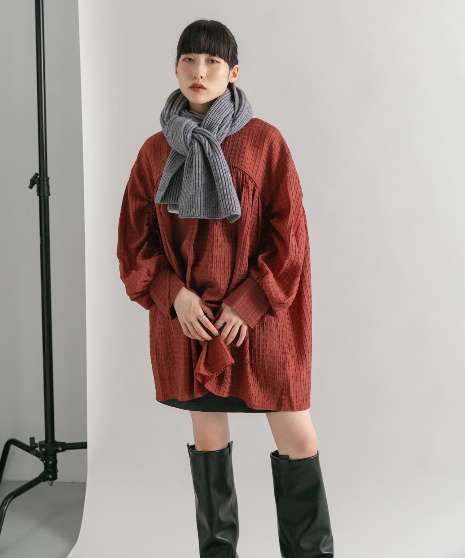 身長：160cm サイズ：one