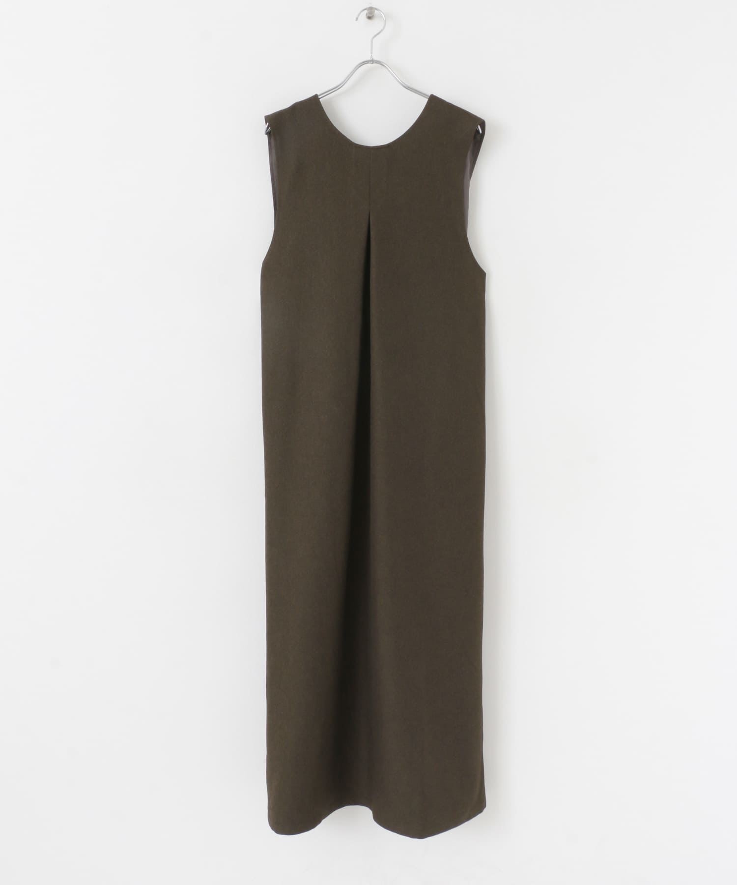 『2サイズ展開』BACKクロスジャンパースカート D.BROWN 36