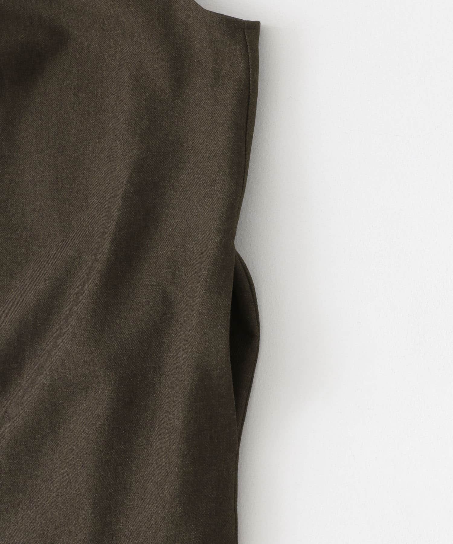 『2サイズ展開』BACKクロスジャンパースカート D.BROWN 36