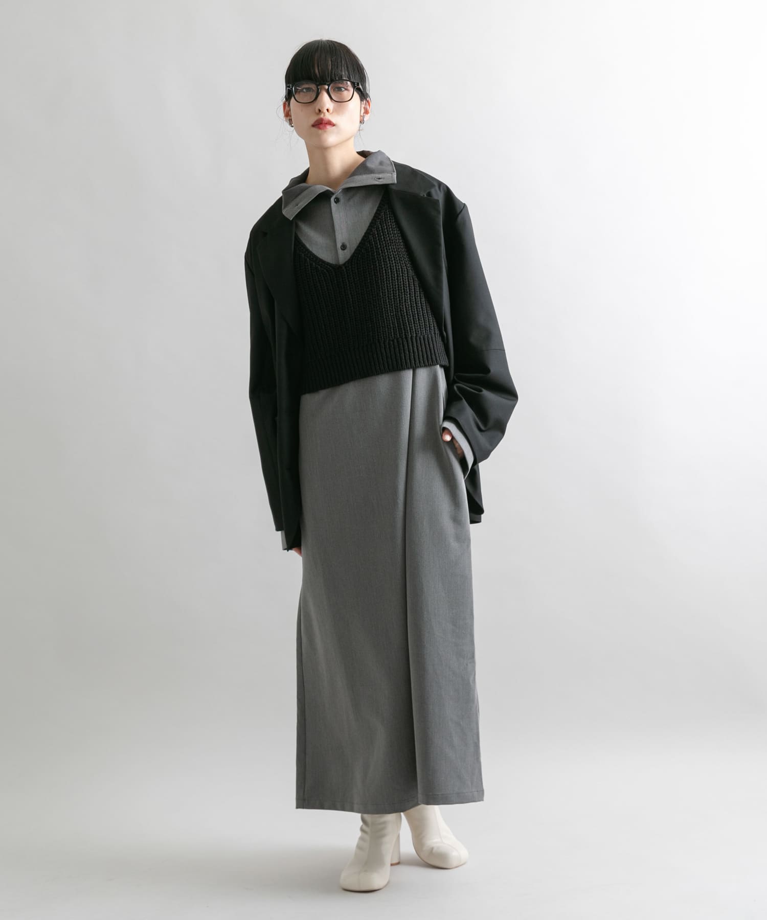 身長：160cm サイズ：one