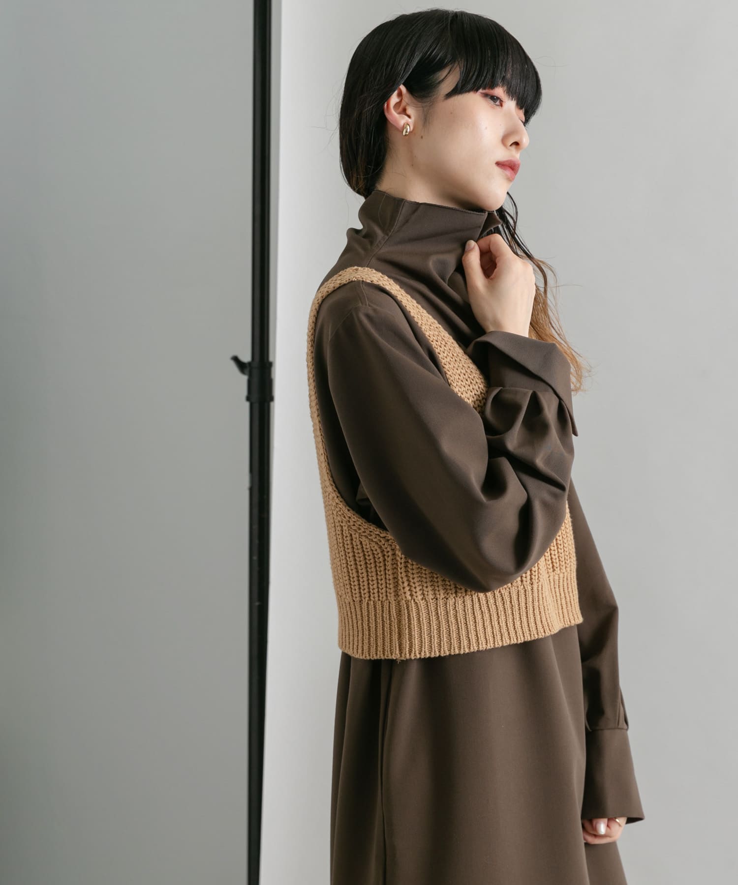 身長：160cm サイズ：one