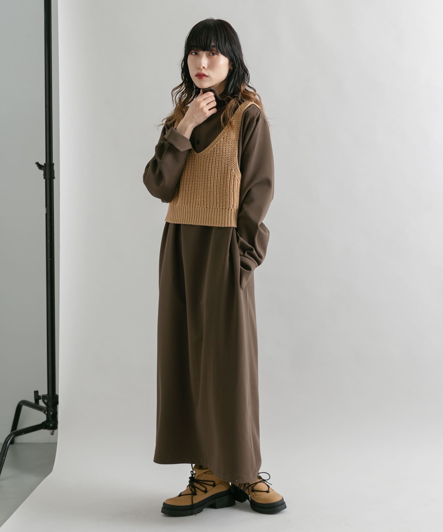 身長：160cm サイズ：one