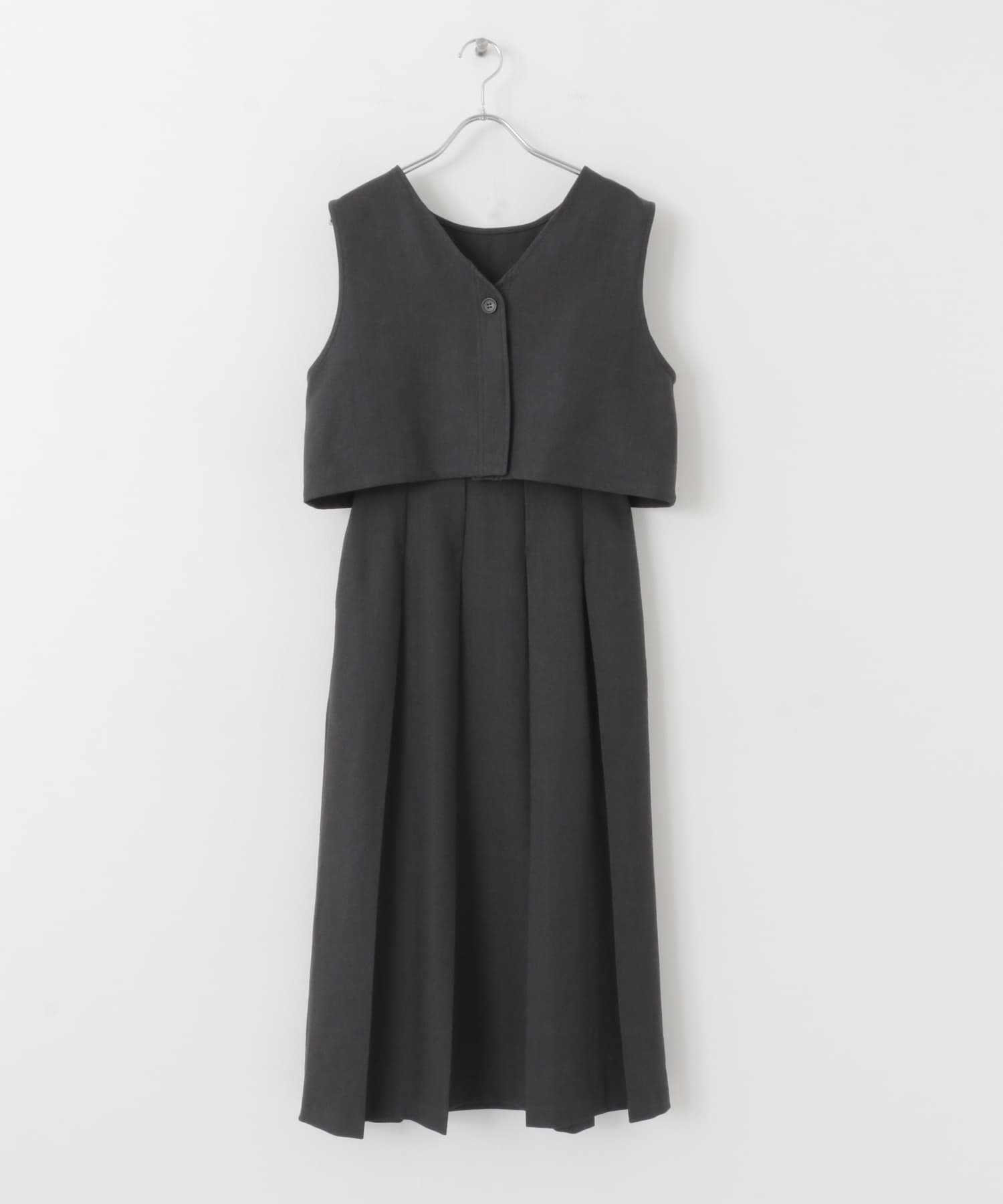 ベストセパレートワンピース CHARCOAL 36