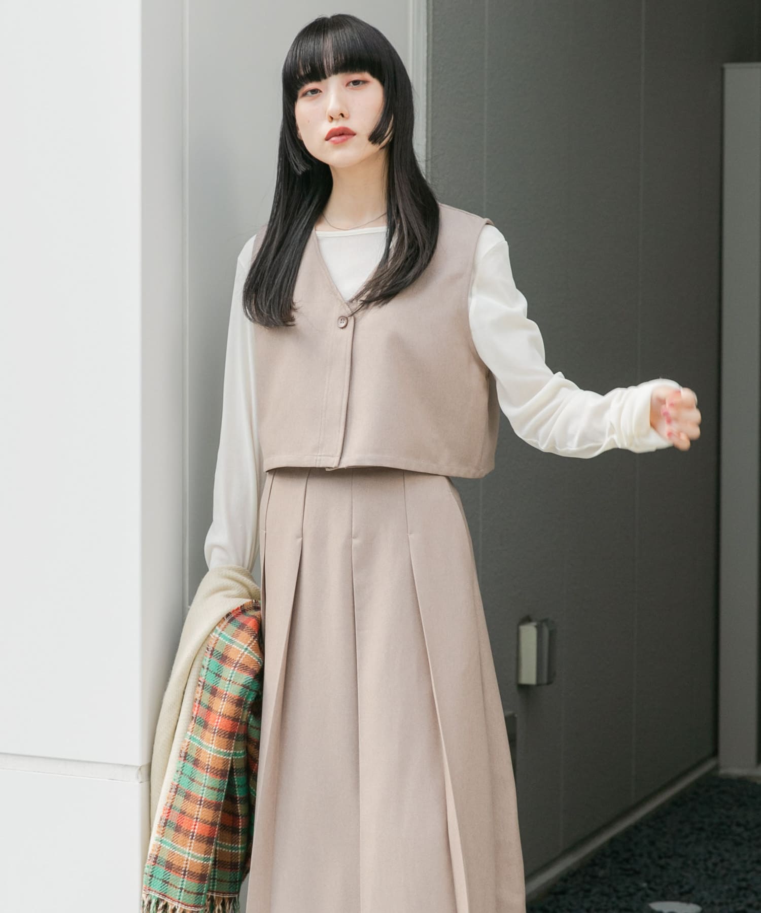 ベストセパレートワンピース(36 BEIGE2): ワンピース｜URBAN RESEARCH