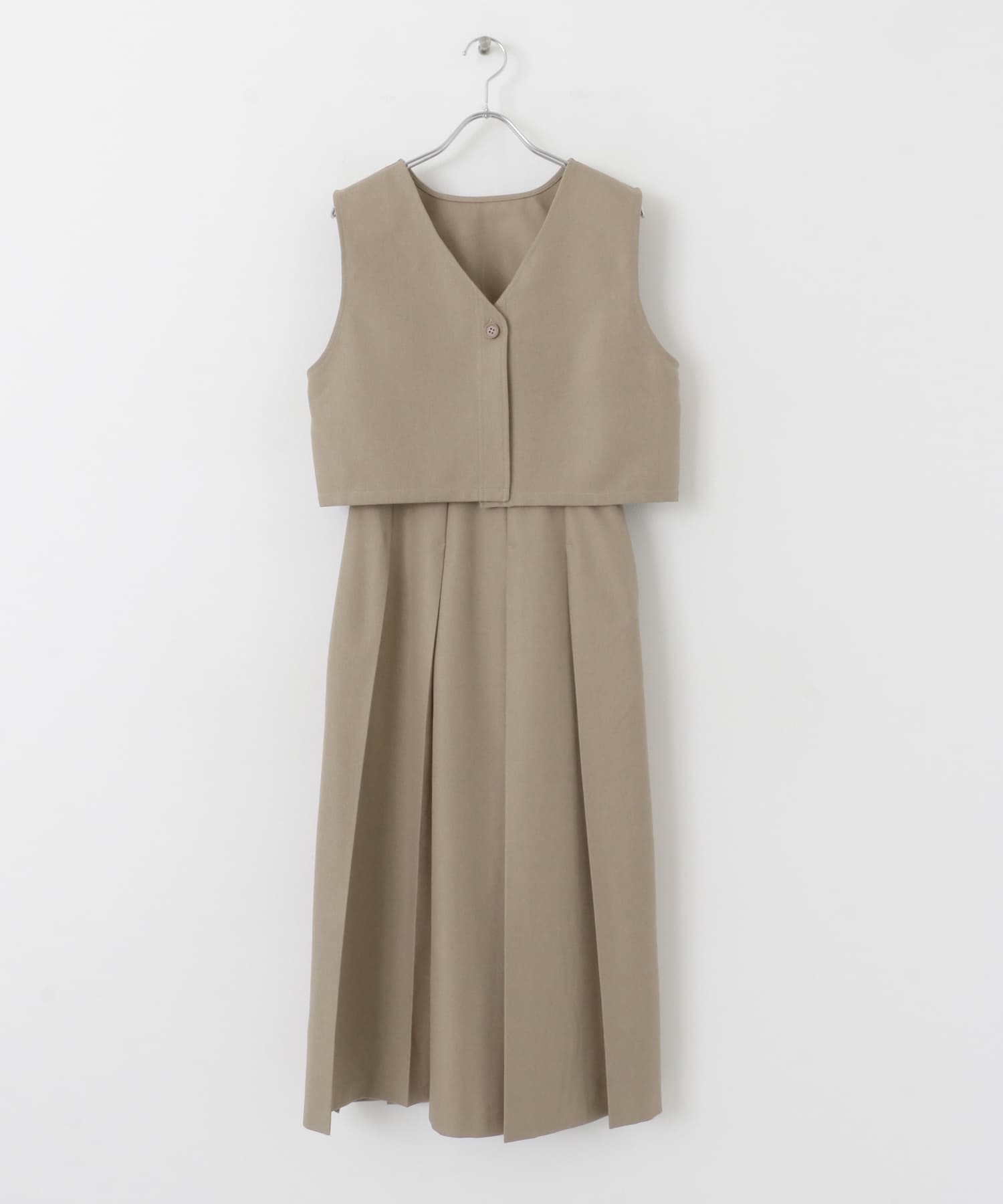 ベストセパレートワンピース BEIGE2 36