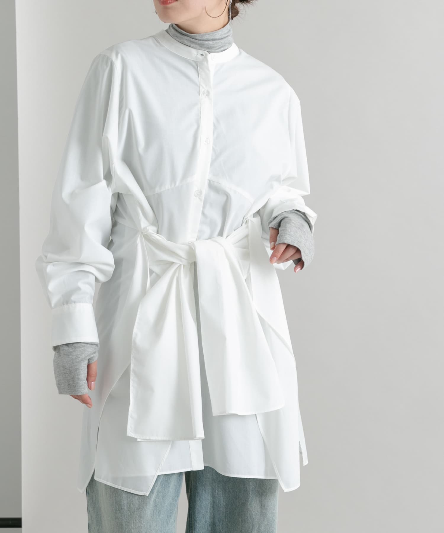 身長：160cm サイズ：one