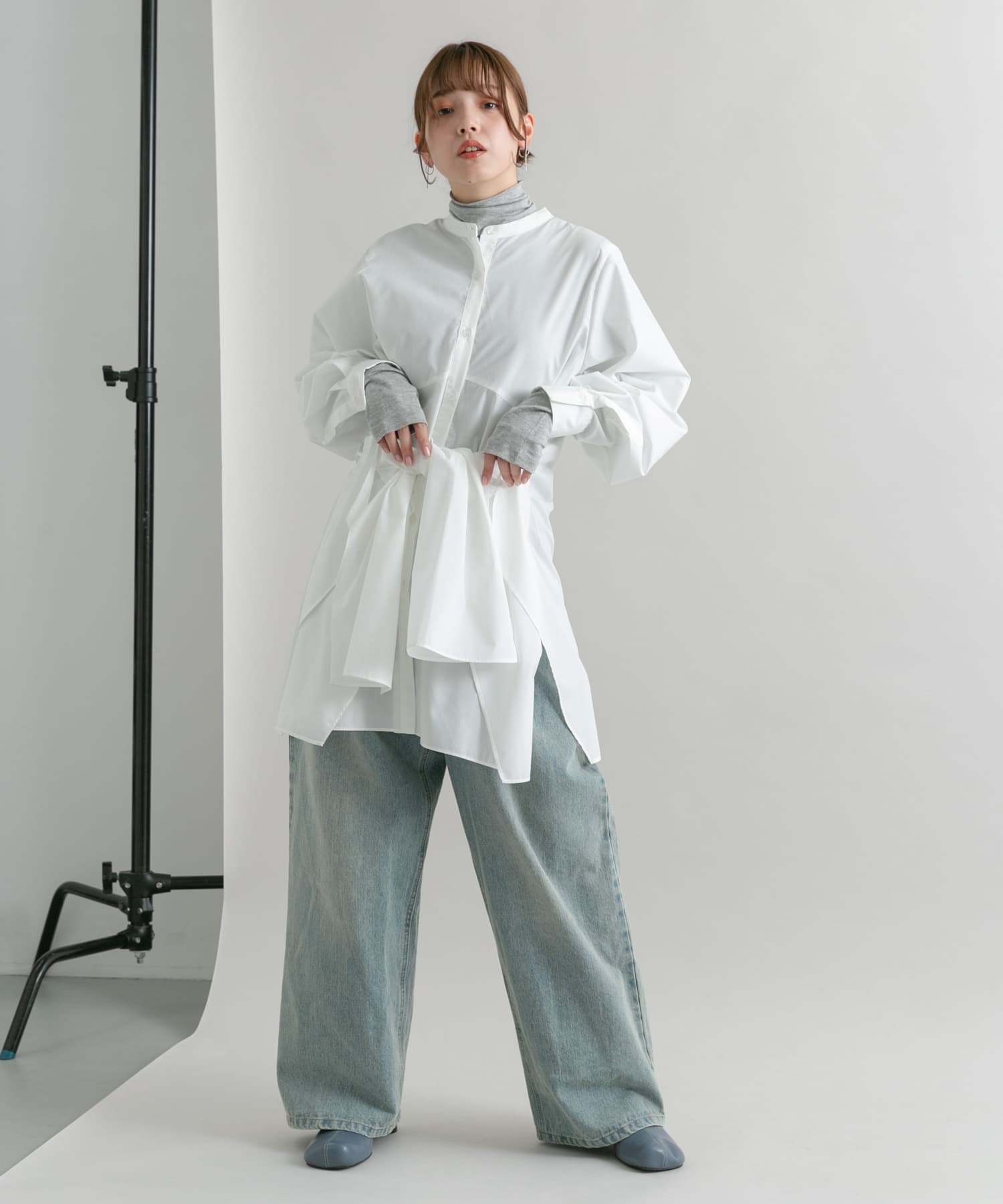 身長：160cm サイズ：one