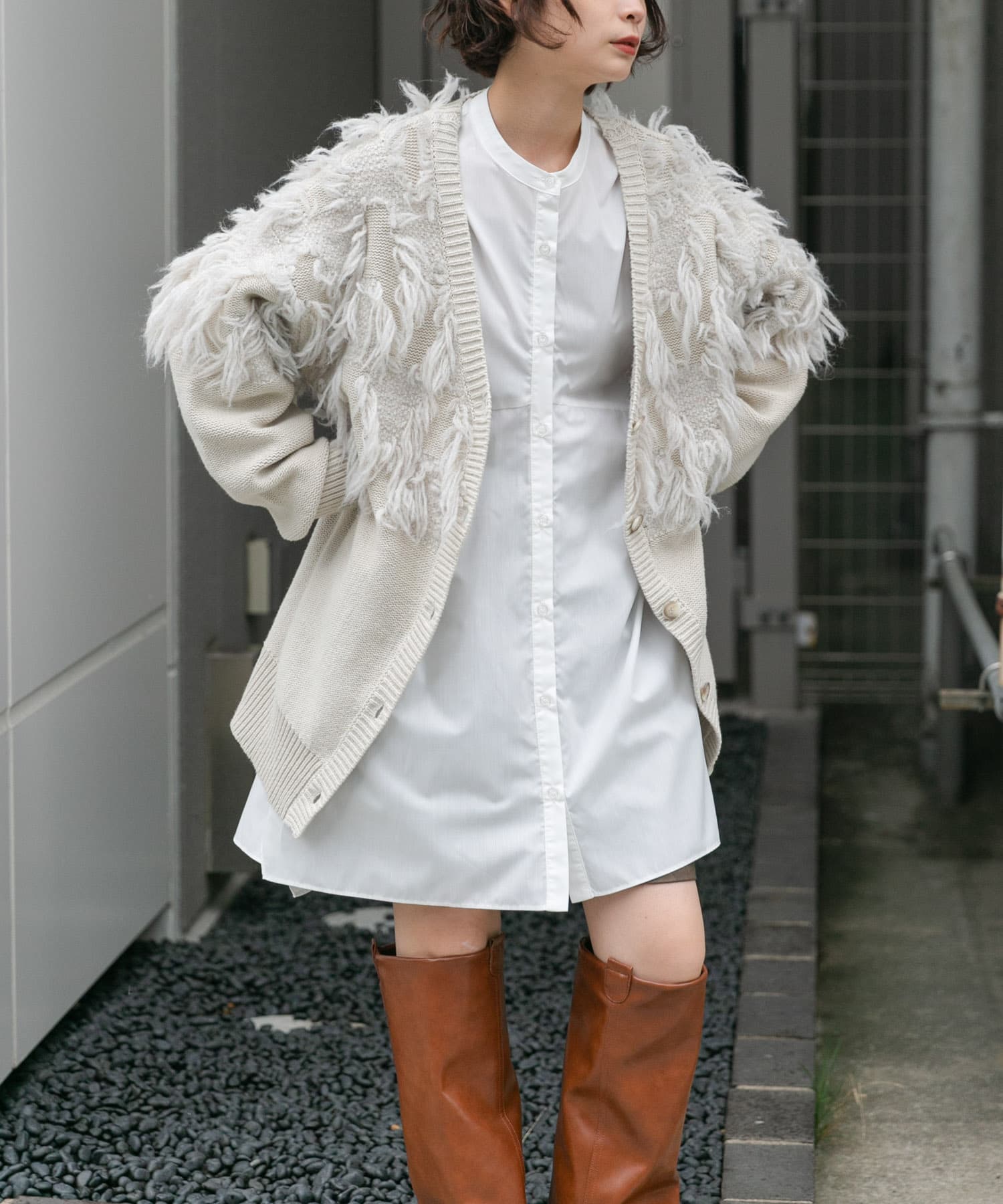 身長：160cm サイズ：one