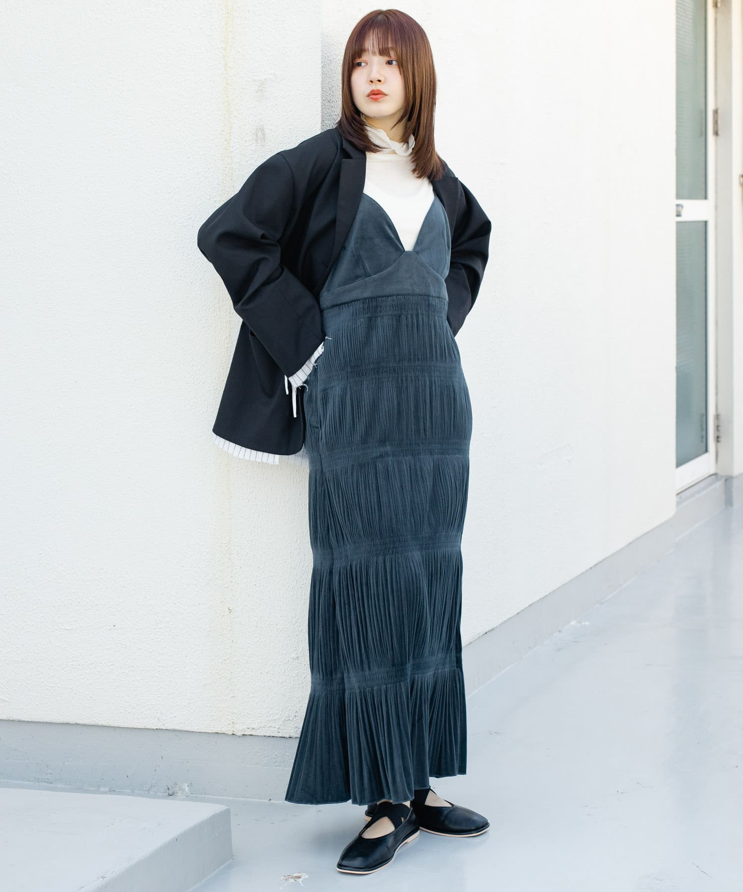 身長：160cm サイズ：one