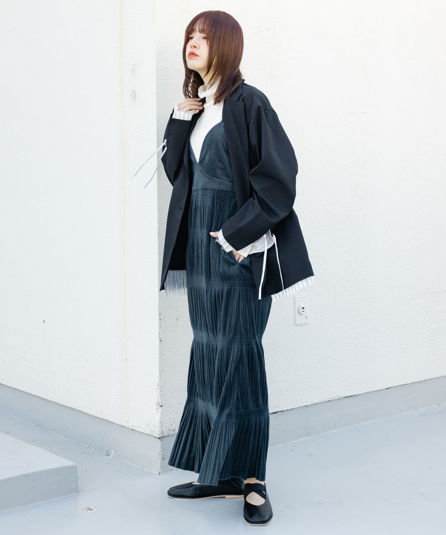 身長：160cm サイズ：one