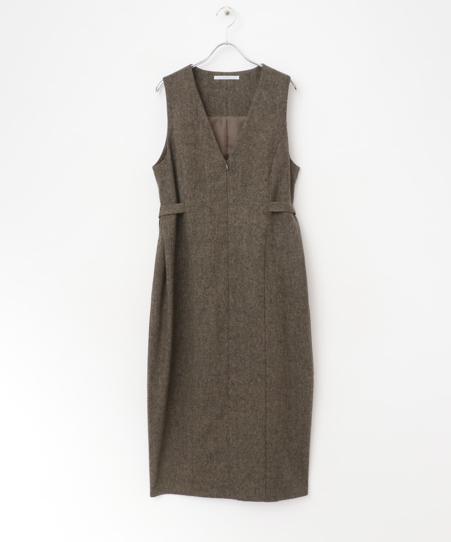 2サイズ展開』ツイードジャンパースカート(36 CHARCOAL): ワンピース