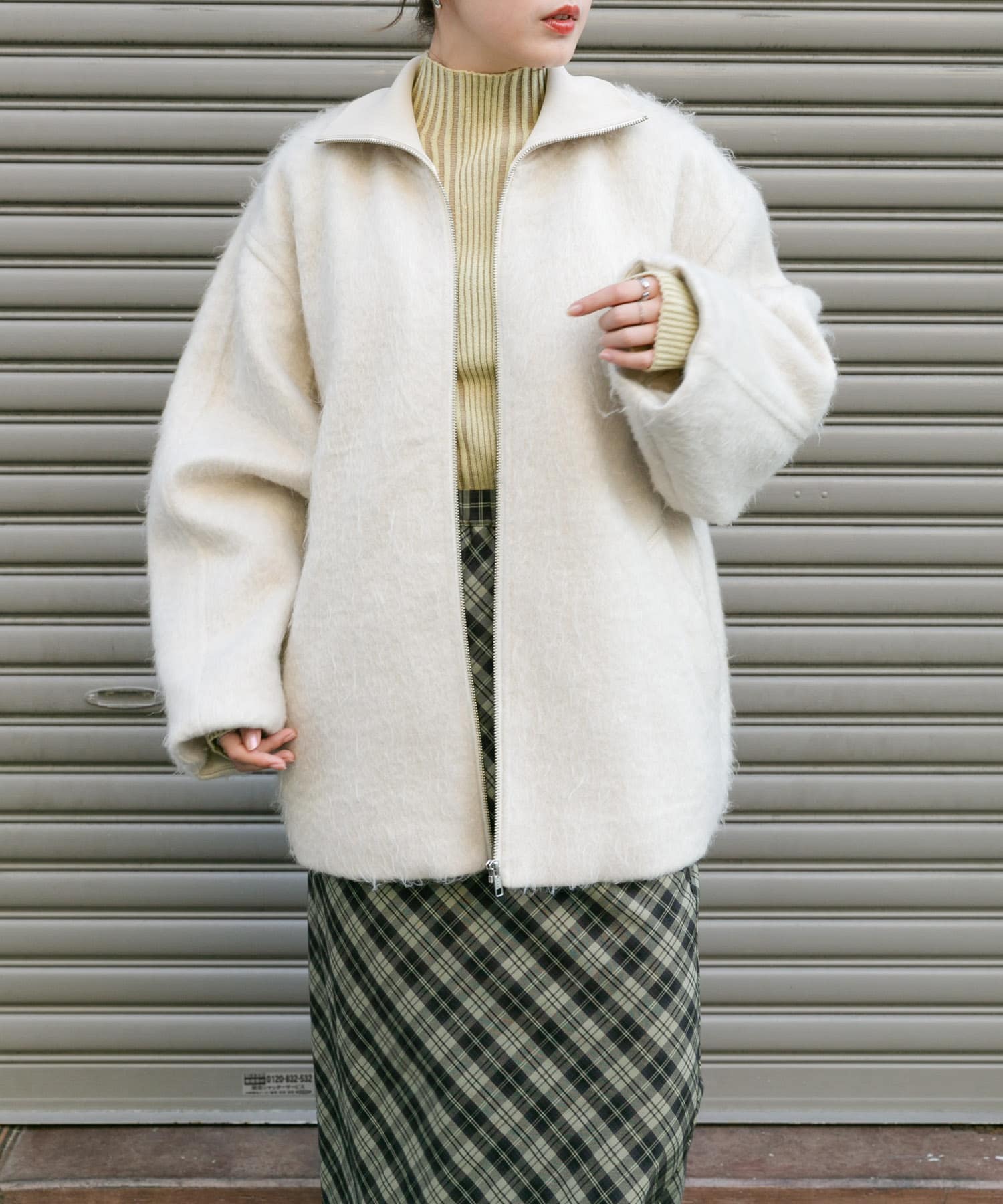 身長：160cm サイズ：one