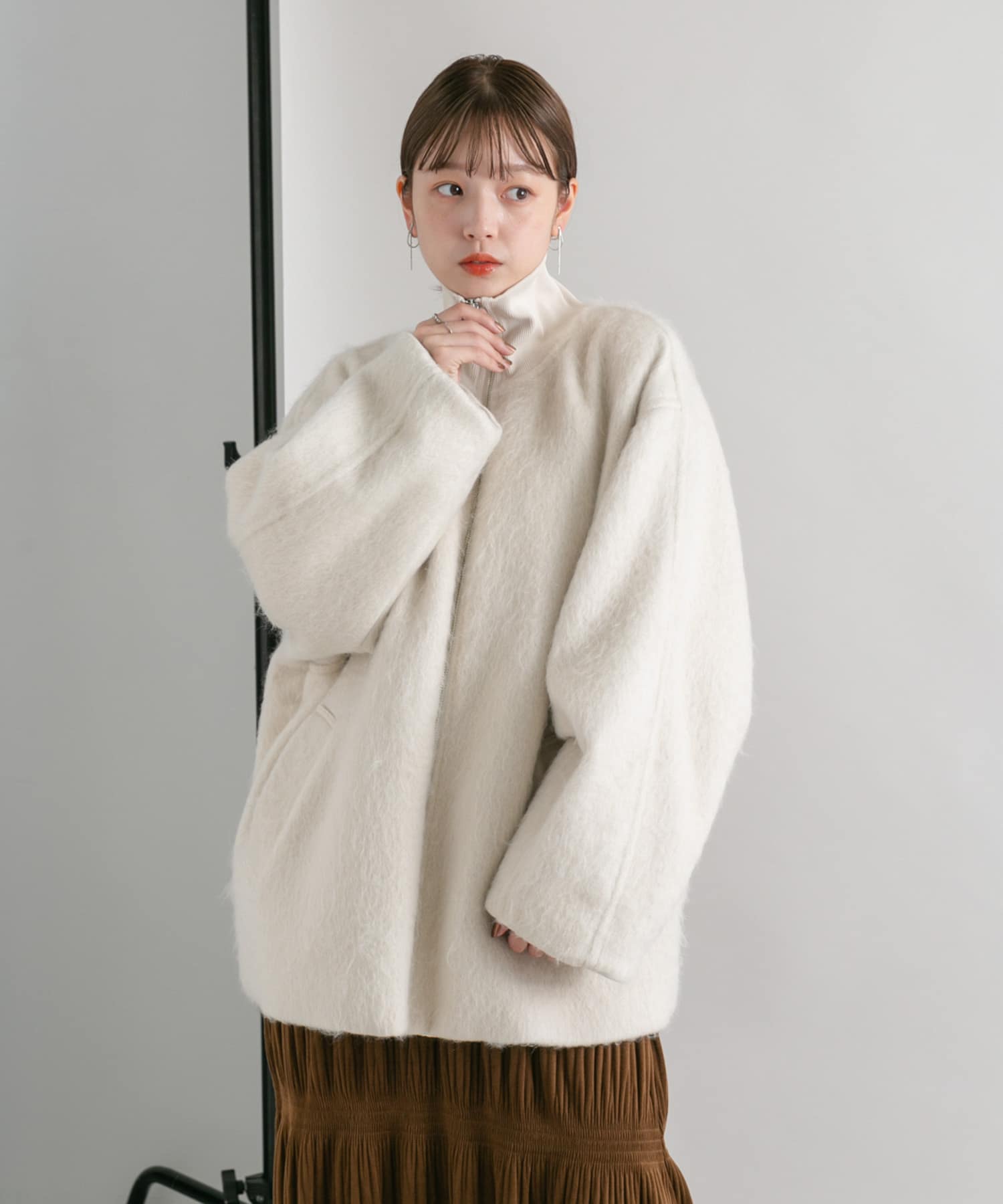 身長：160cm サイズ：one