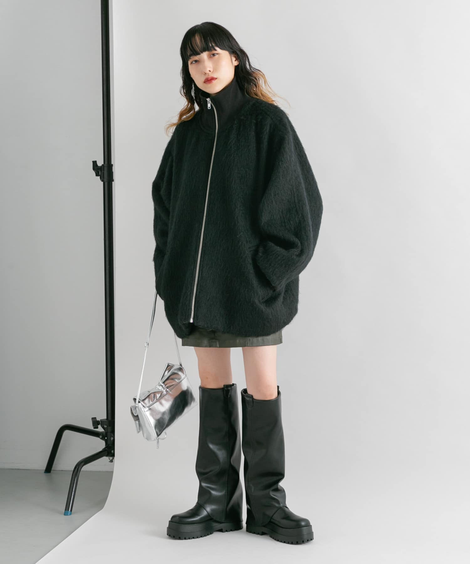 身長：160cm サイズ：one