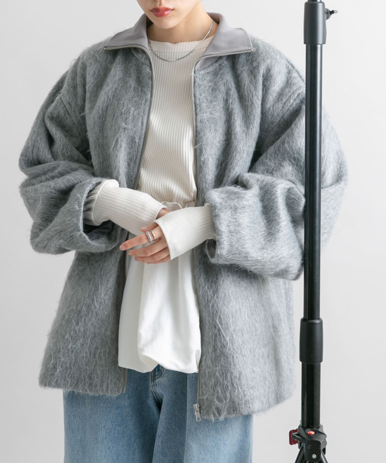 身長：160cm サイズ：one
