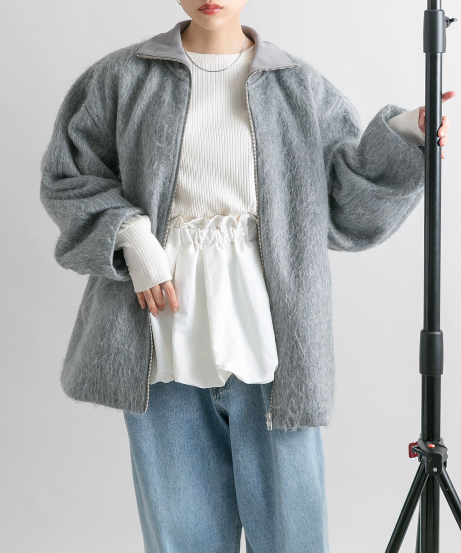 身長：160cm サイズ：one