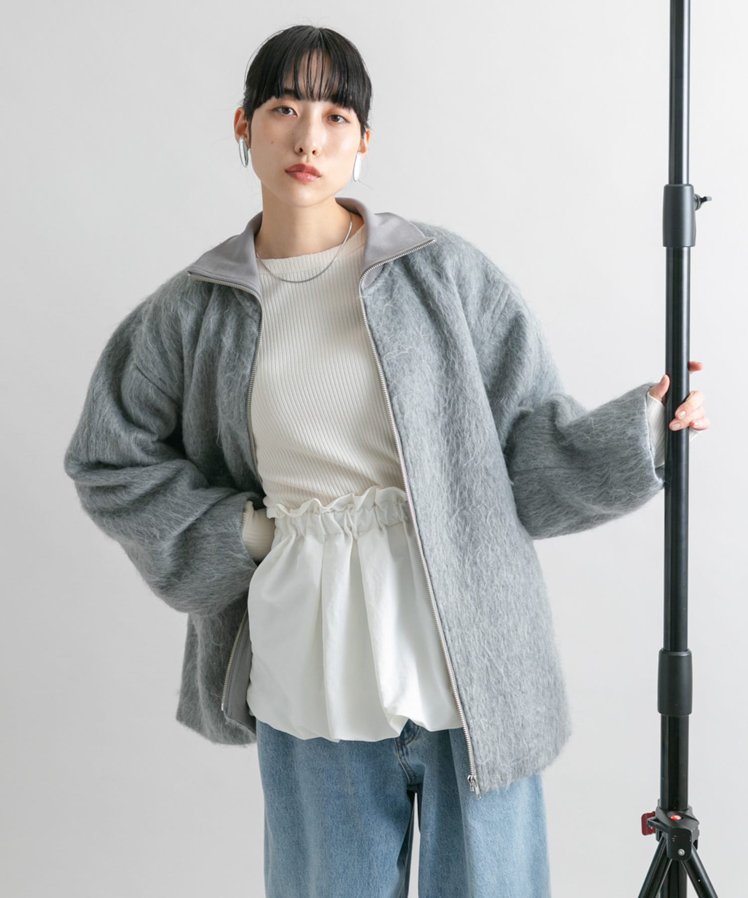 身長：160cm サイズ：one
