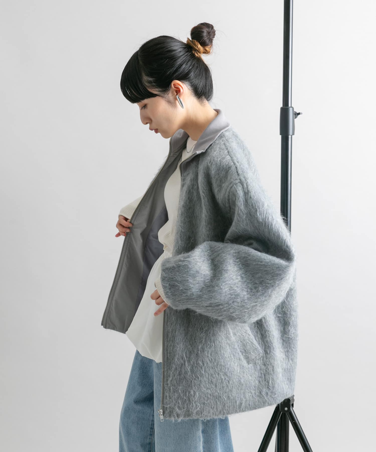 身長：160cm サイズ：one