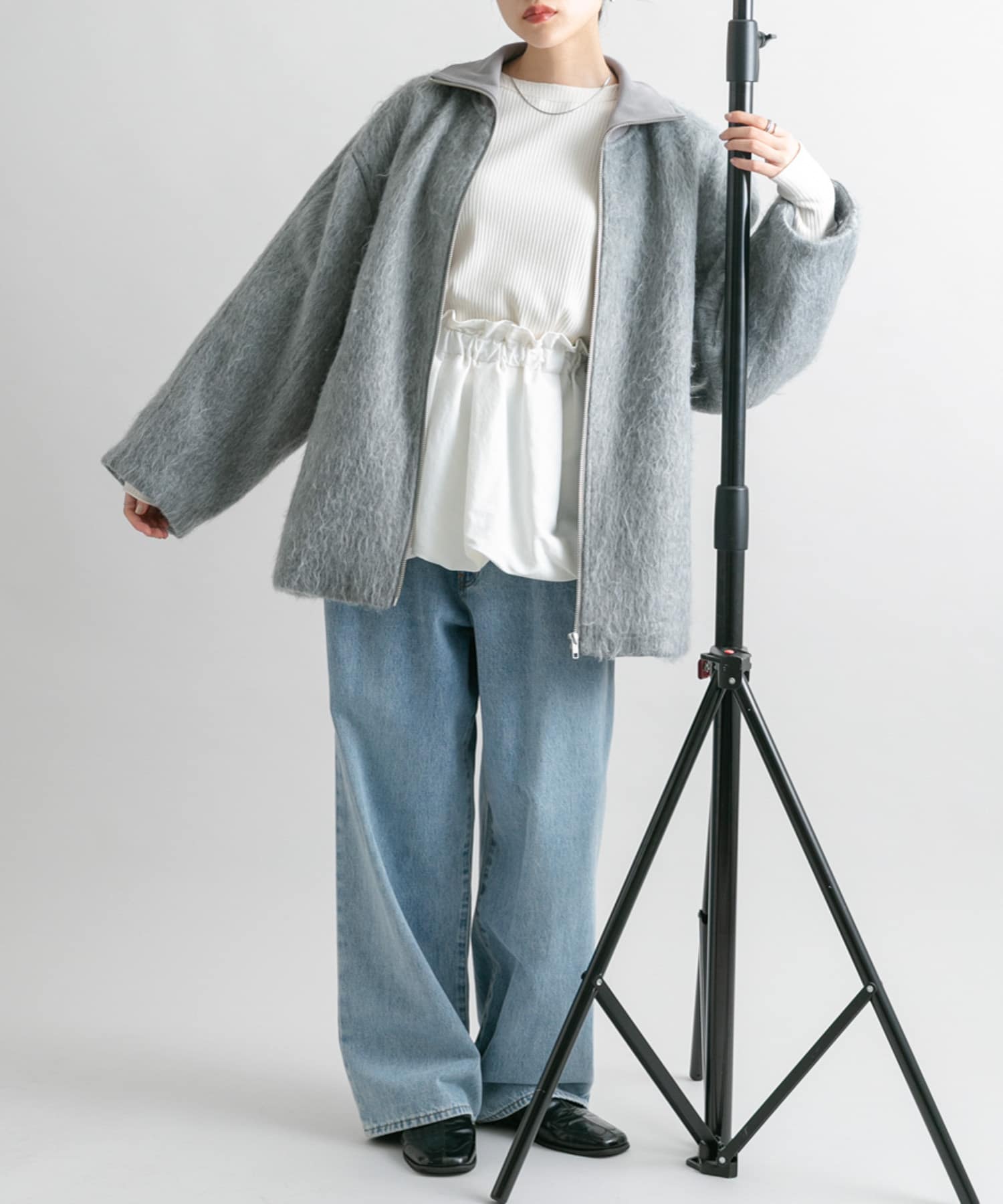 身長：160cm サイズ：one