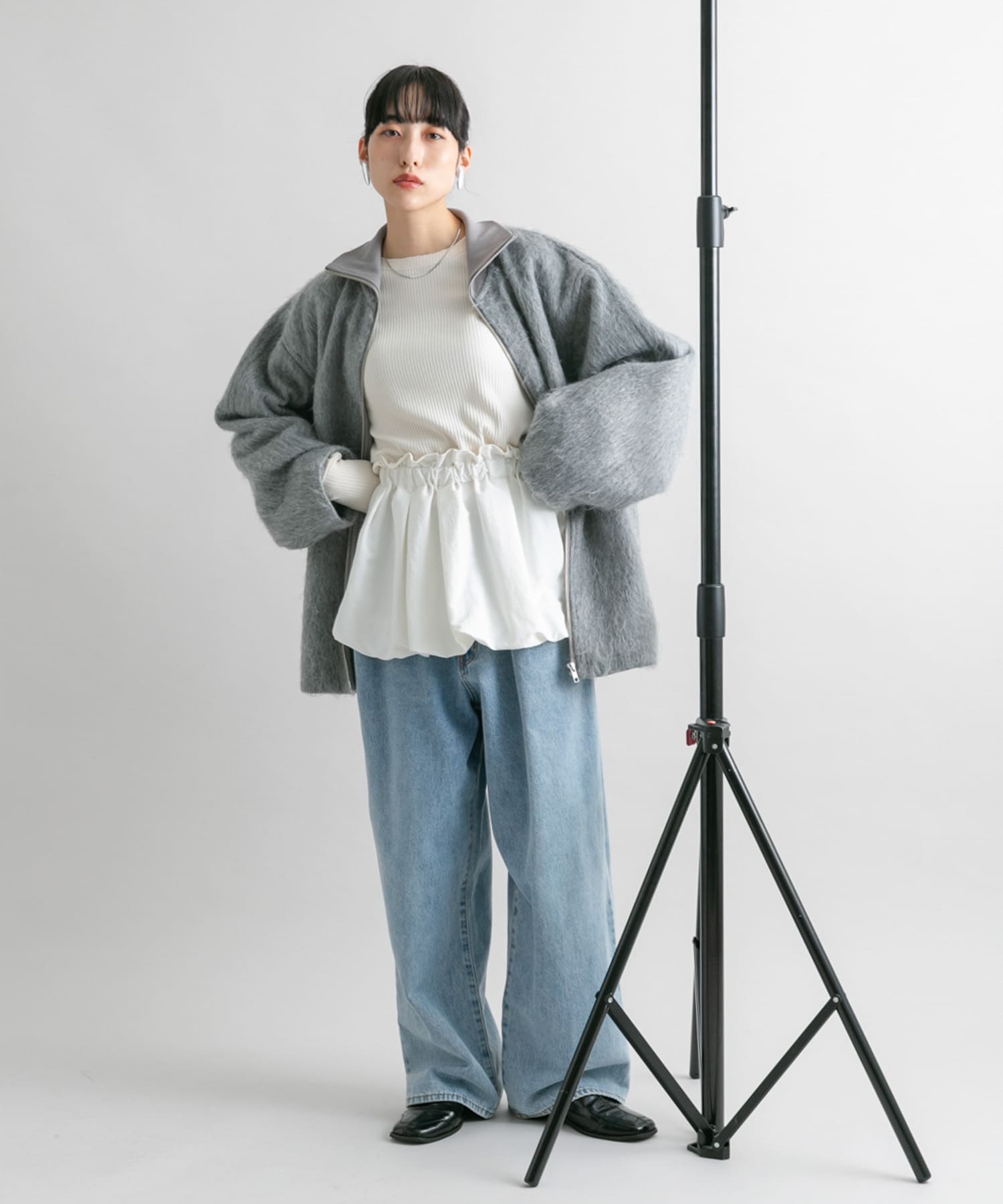 身長：160cm サイズ：one