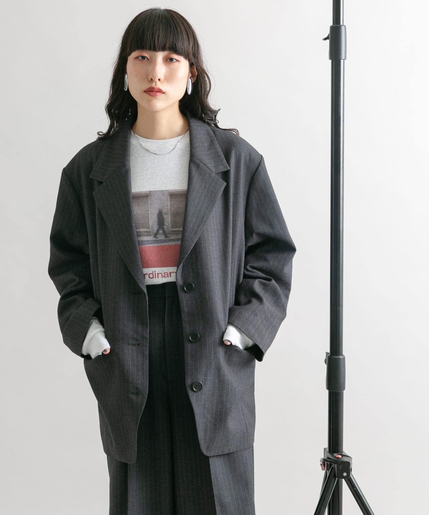 身長：160cm サイズ：one