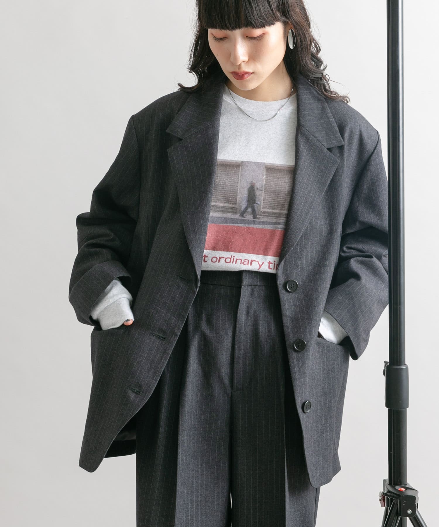 身長：160cm サイズ：one