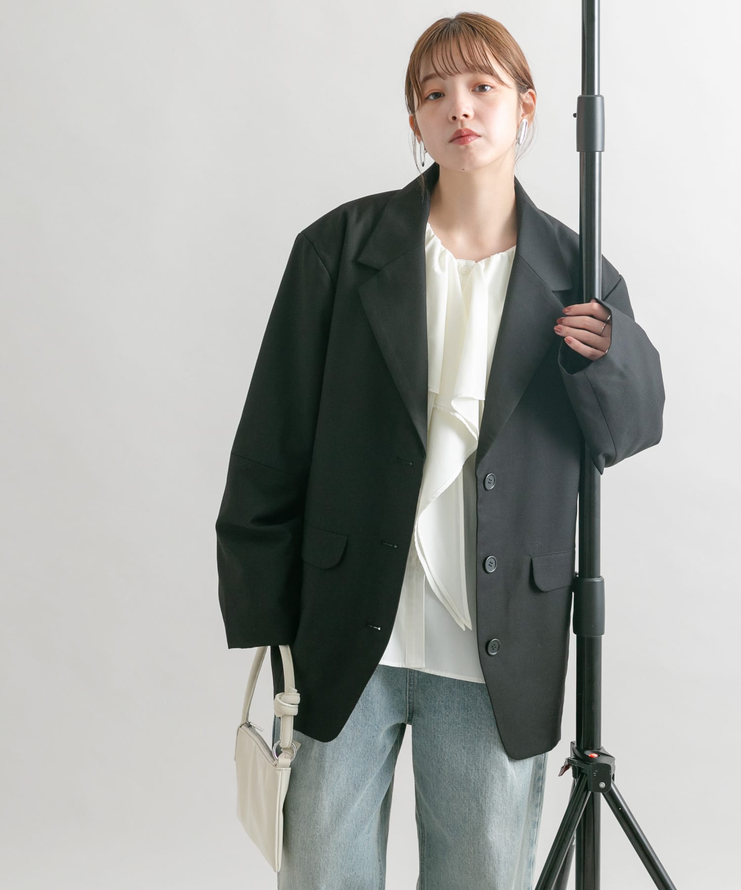 身長：160cm サイズ：one