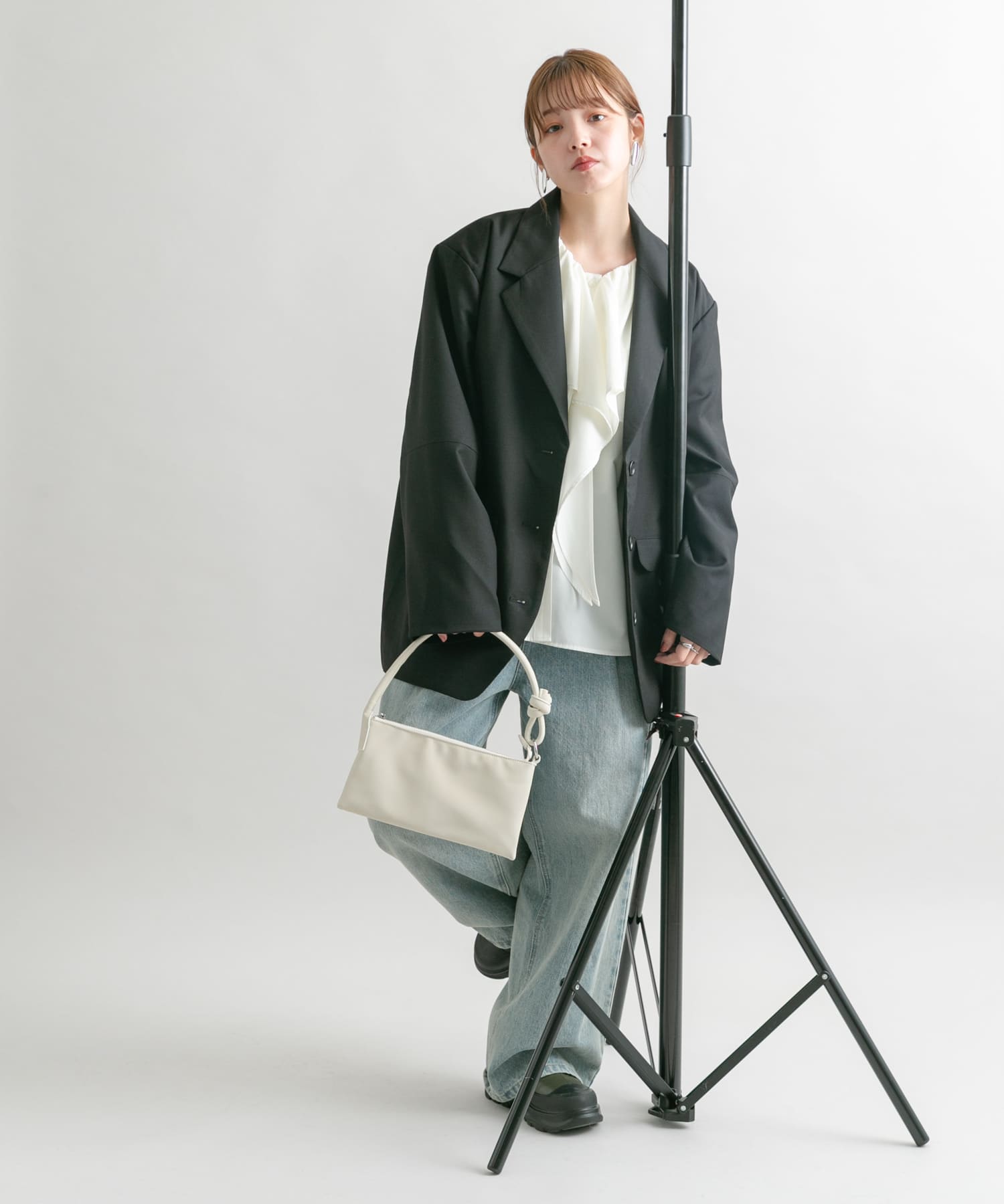身長：160cm サイズ：one