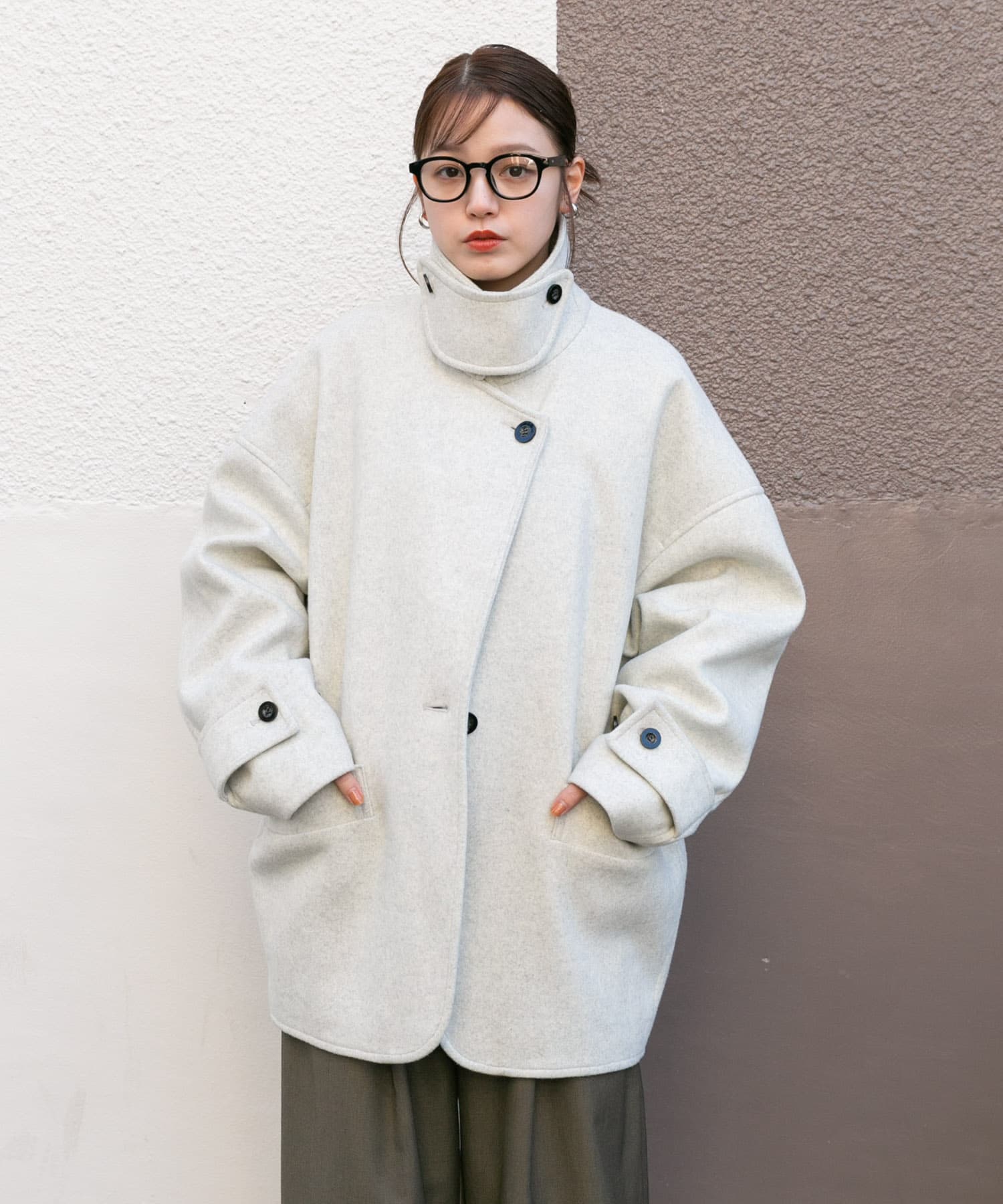 身長：160cm サイズ：one