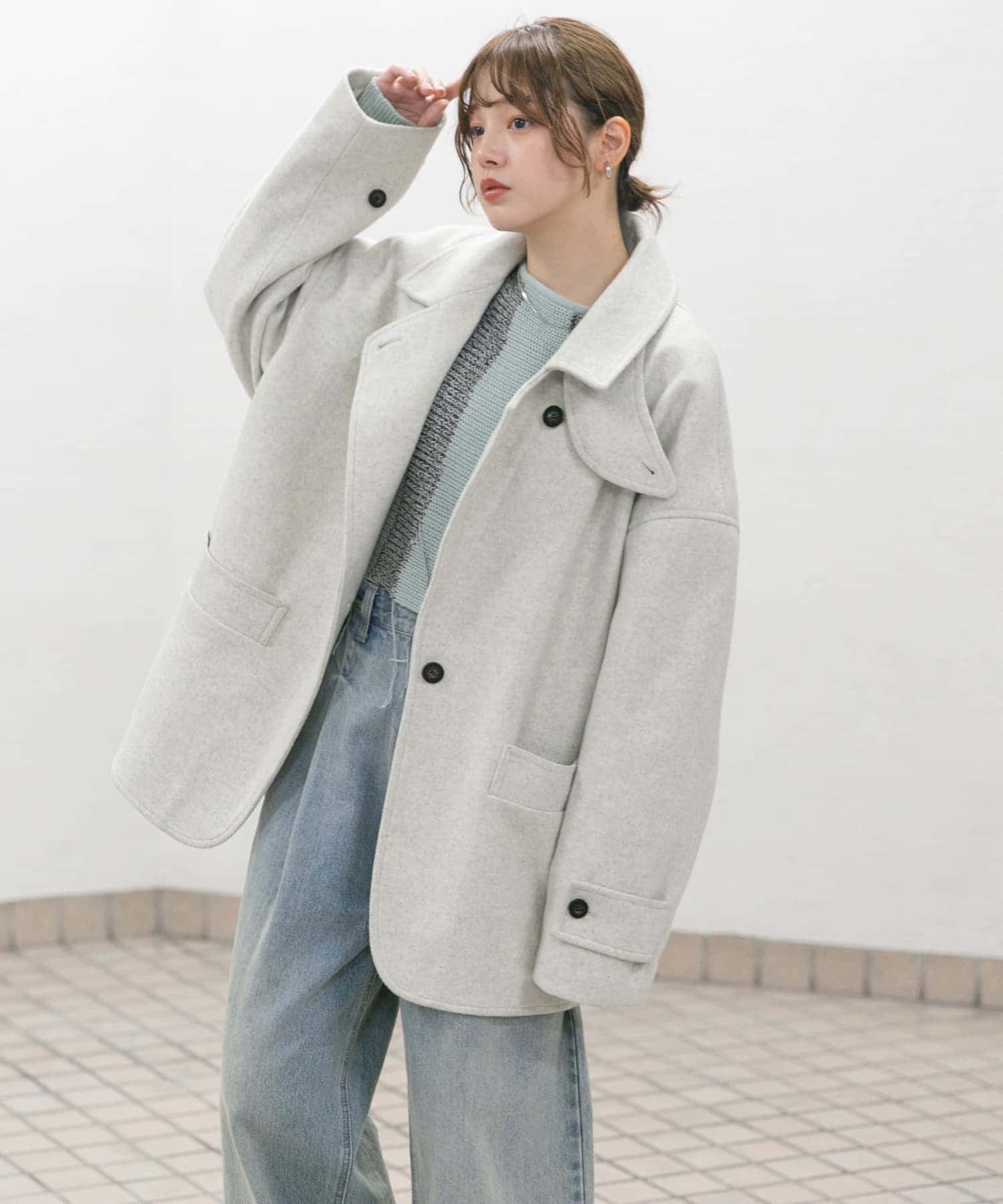 身長：160cm サイズ：one