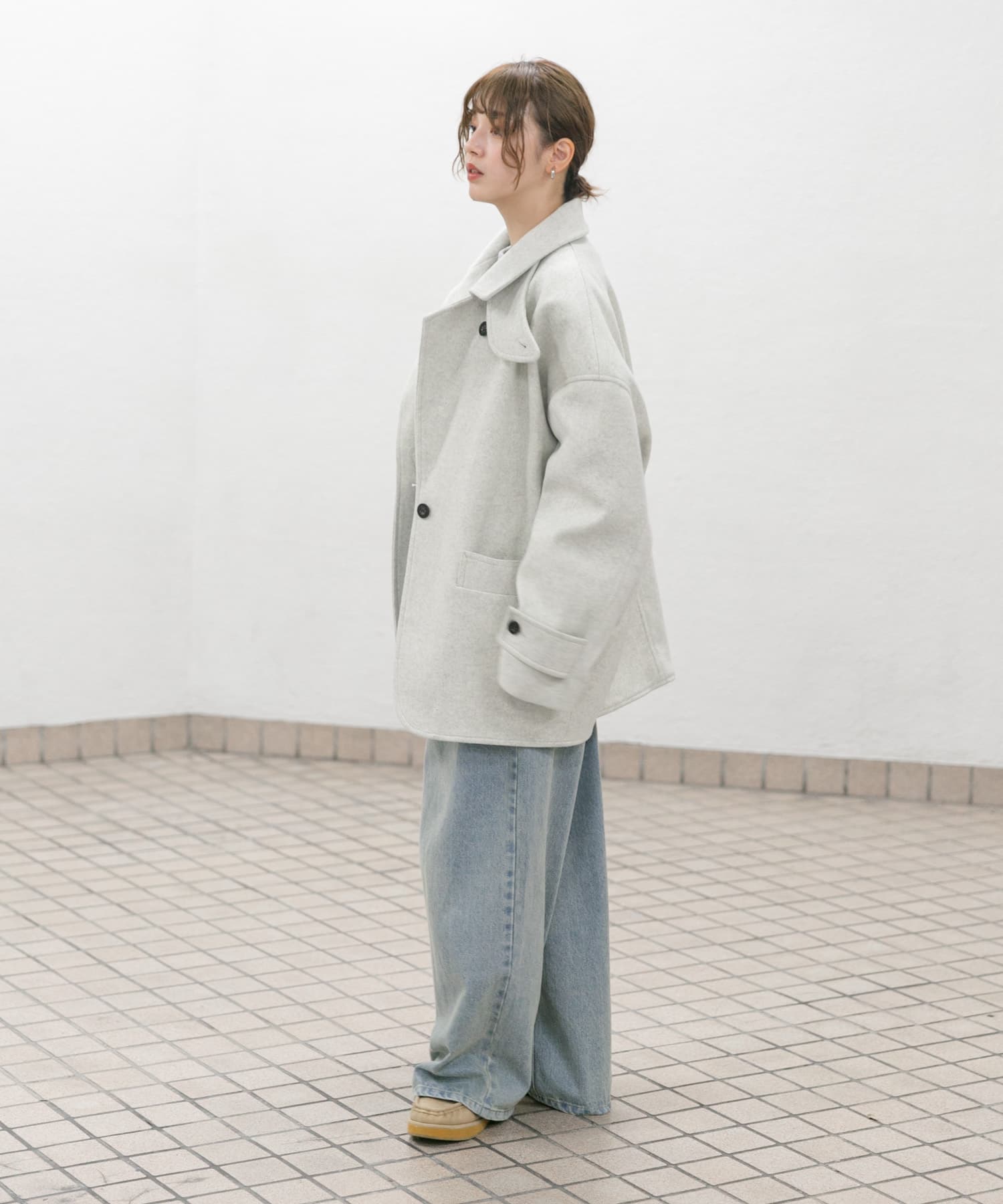 身長：160cm サイズ：one