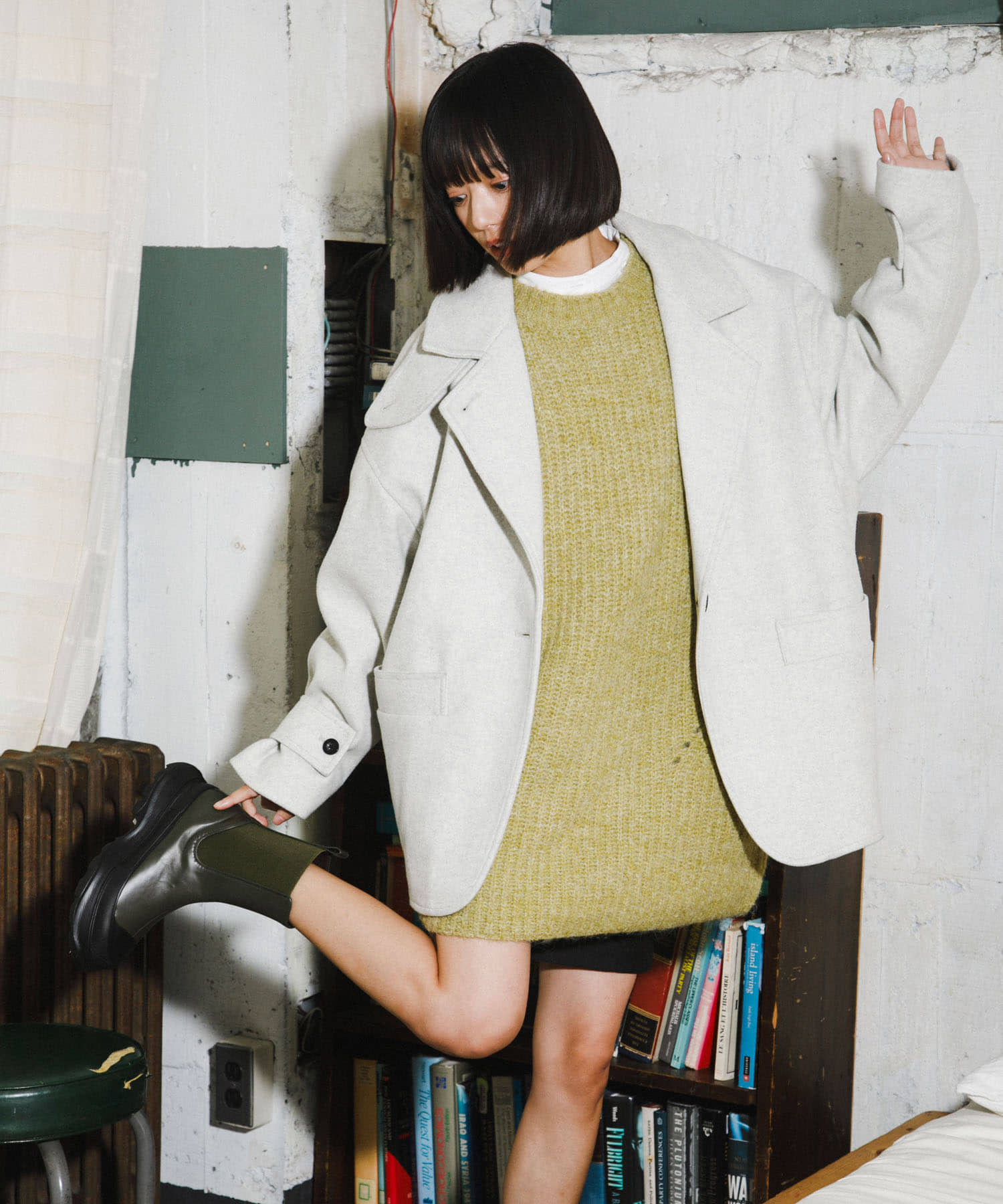 身長：168cm サイズ：one