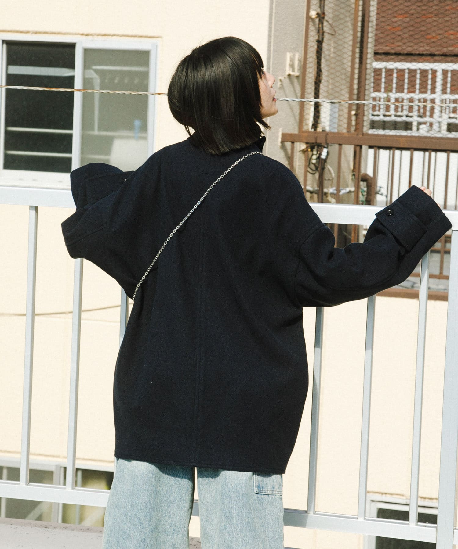 身長：168cm サイズ：one