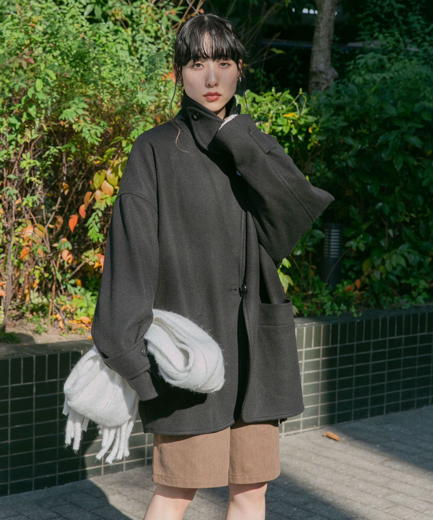 身長：160cm サイズ：one