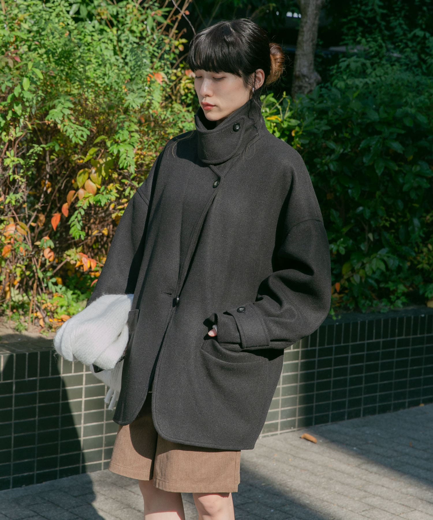 身長：160cm サイズ：one