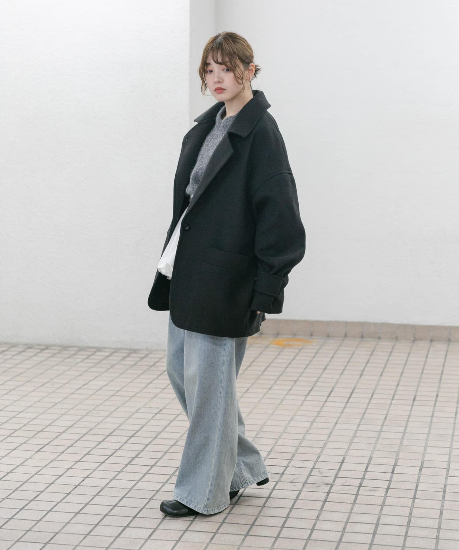 身長：160cm サイズ：one