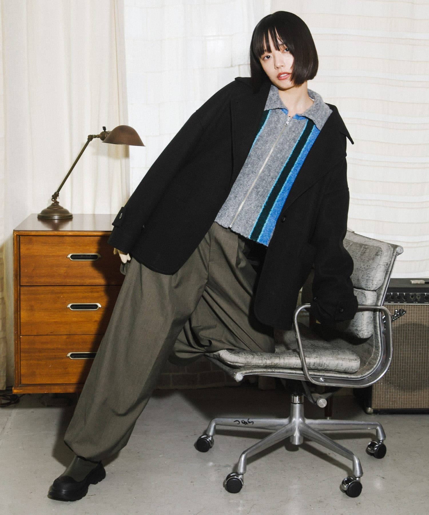 身長：168cm サイズ：one