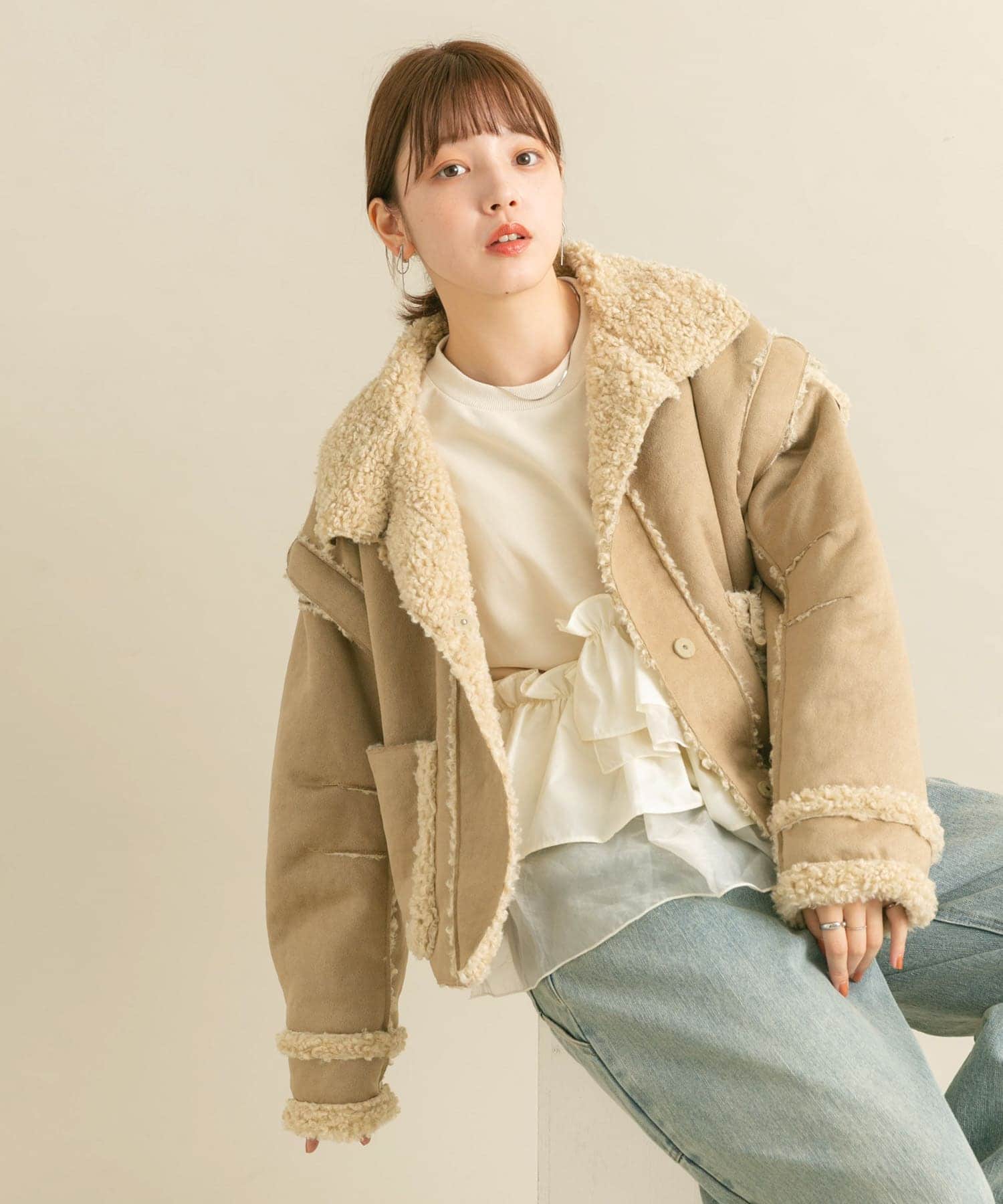 身長：160cm サイズ：one