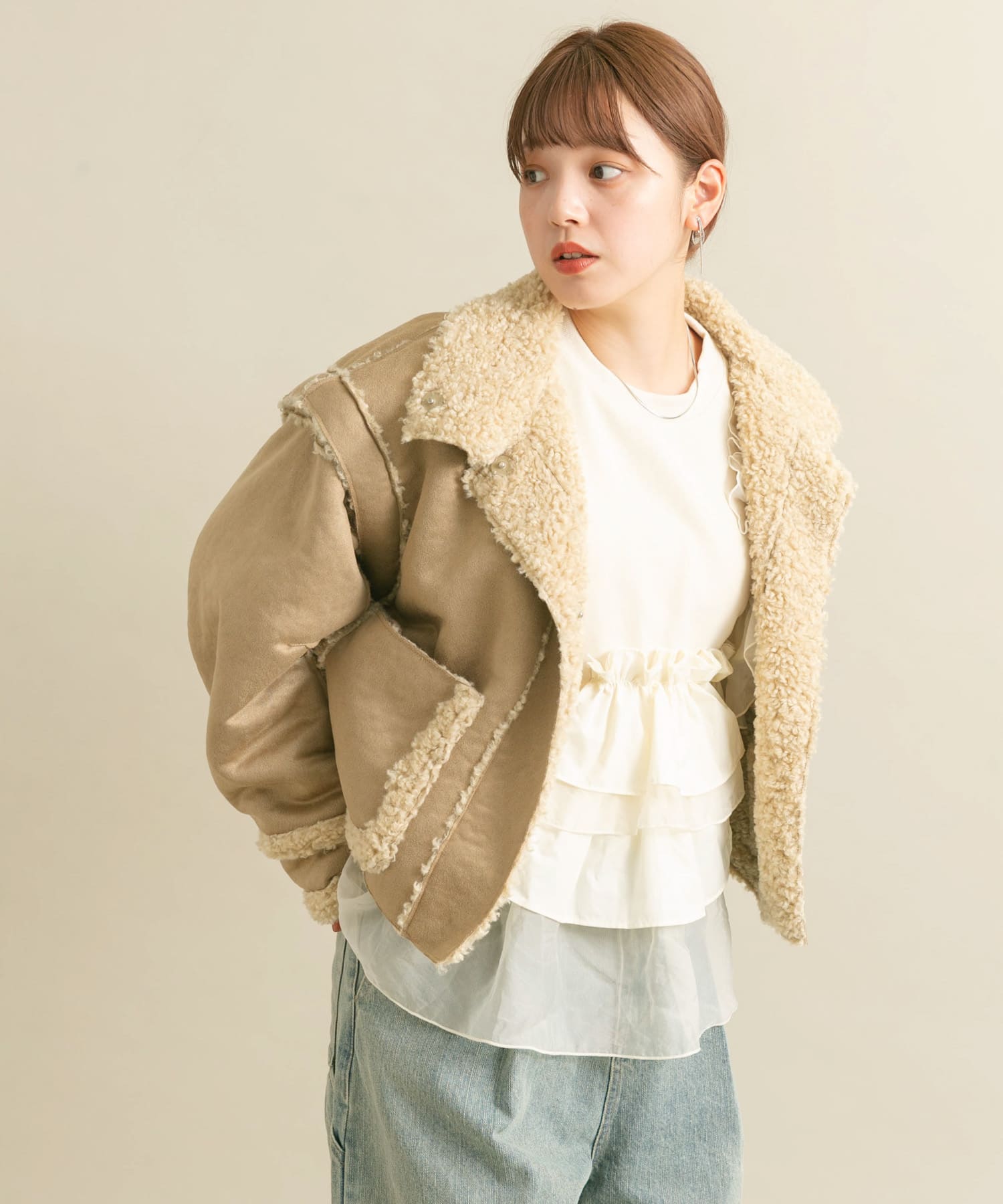 身長：160cm サイズ：one