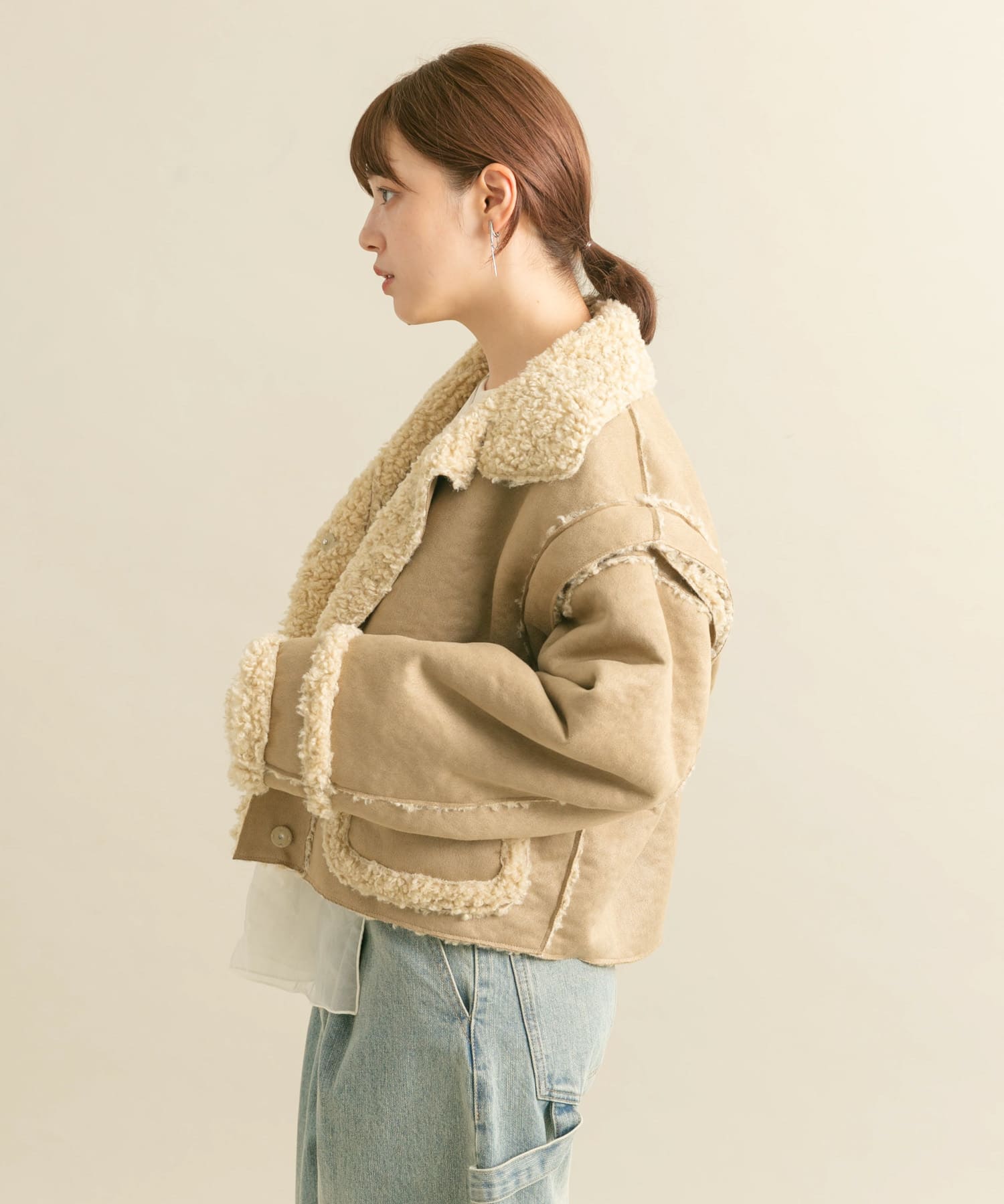 身長：160cm サイズ：one