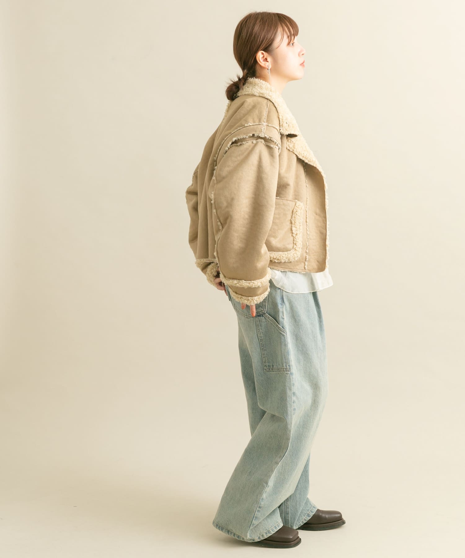 身長：160cm サイズ：one