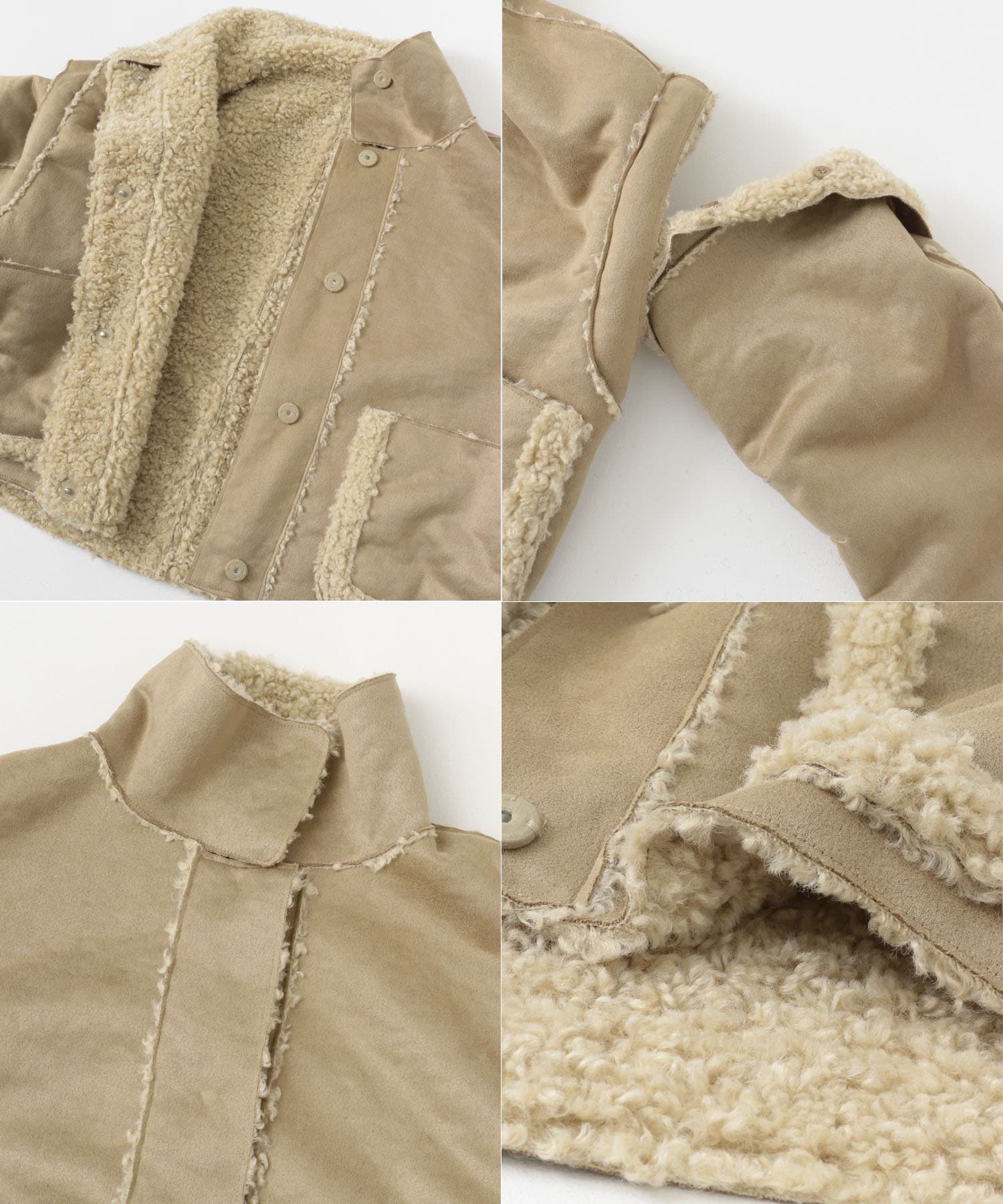 マルチWAYボアジャケット BEIGE one